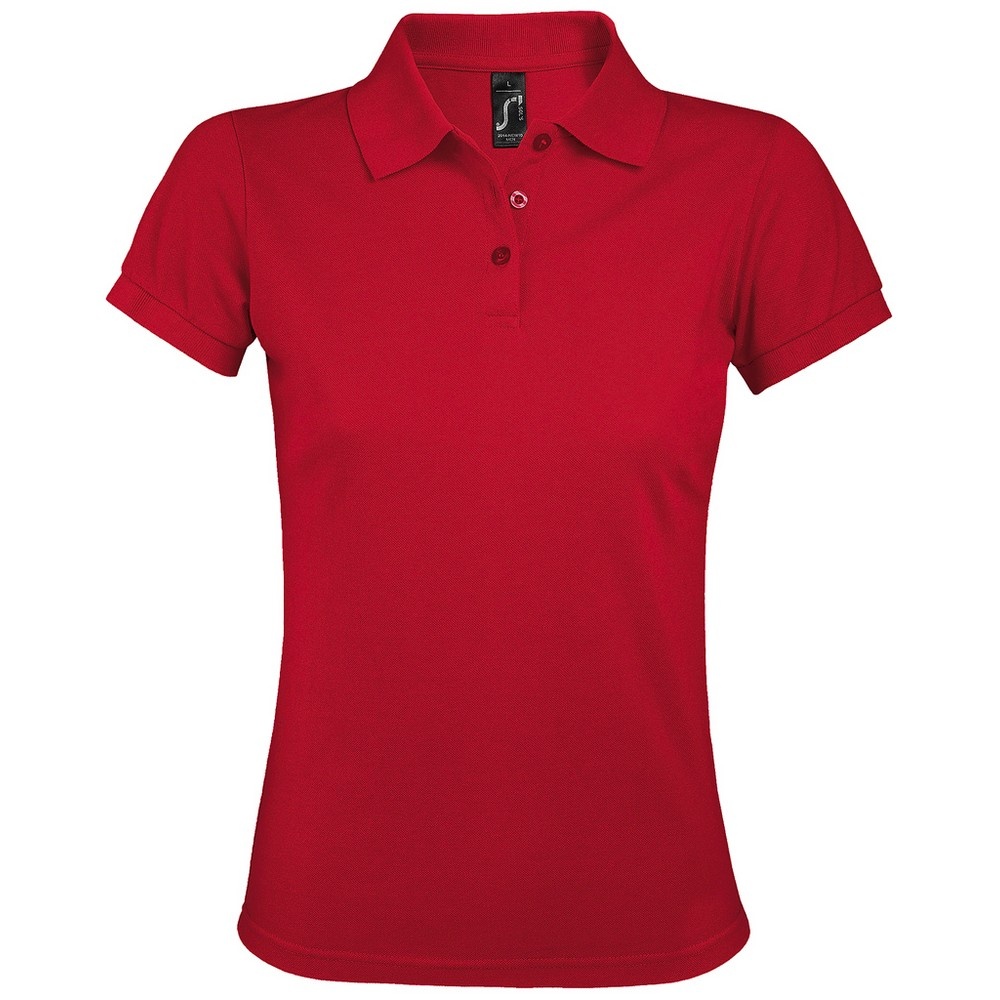 Thumbnail - SOLS - Polo-Shirt kurzarm PRIME - Damen (Rot)