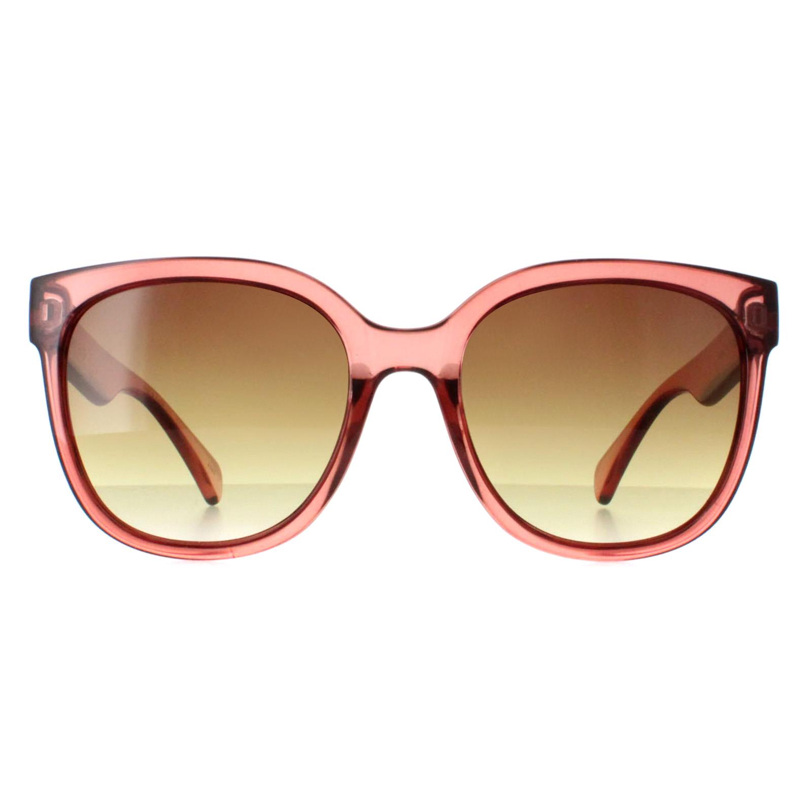 Calvin Klein Square Womens Transparent Brown Gradient CK22553S - One Size
