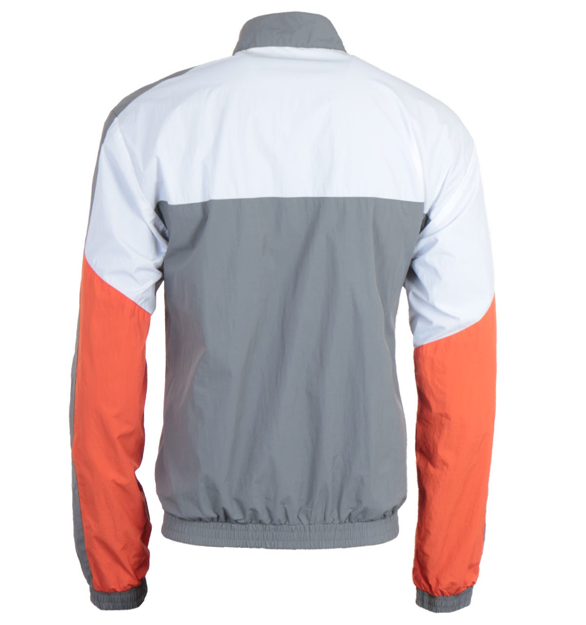 Mid Grey Marl Multi Panel Track Jacket med genomgående dragkedja 2