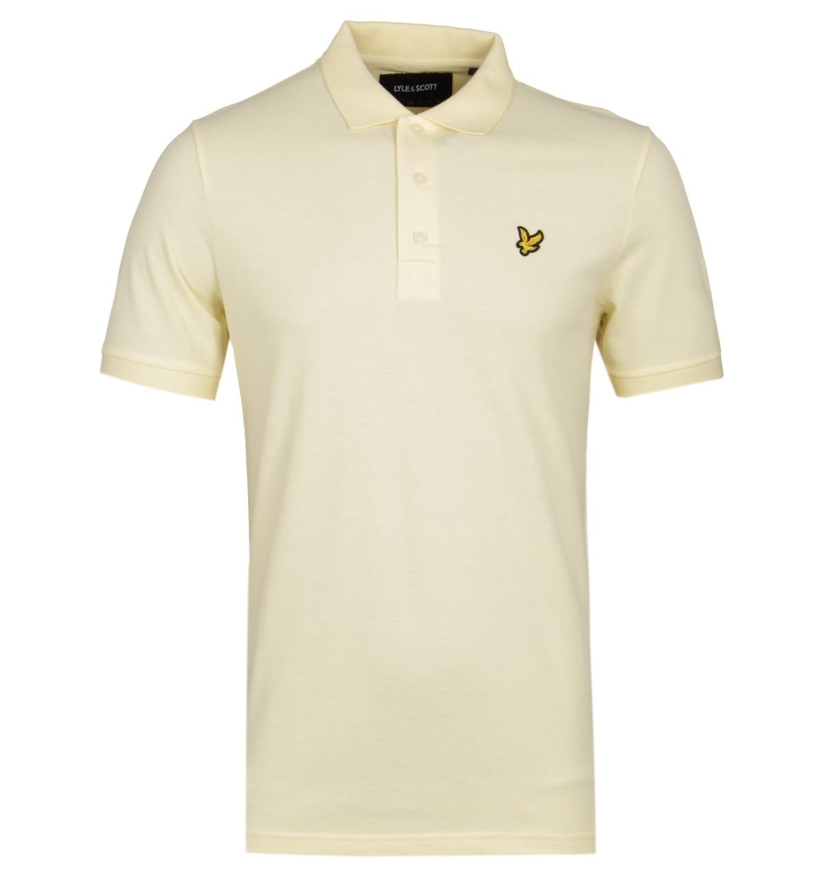 Thumbnail - Lyle & Scott Buttergelbes Piqué-Poloshirt