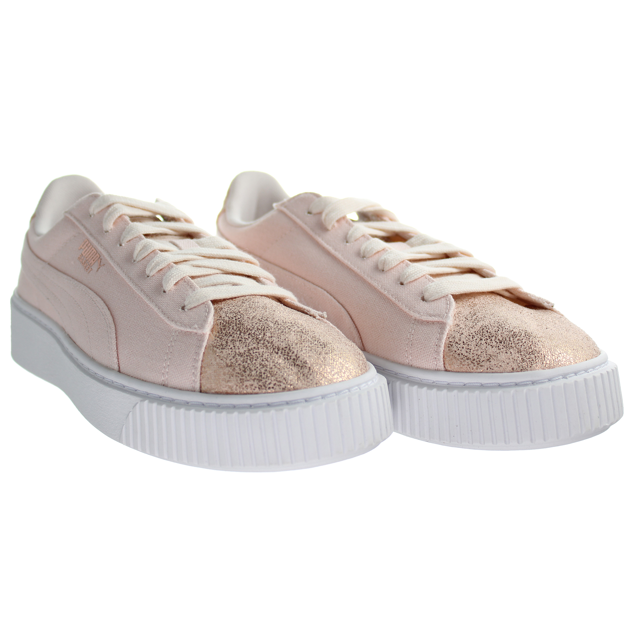 Puma Basket Platform Rosa Damskor Träningsskor – bild 2