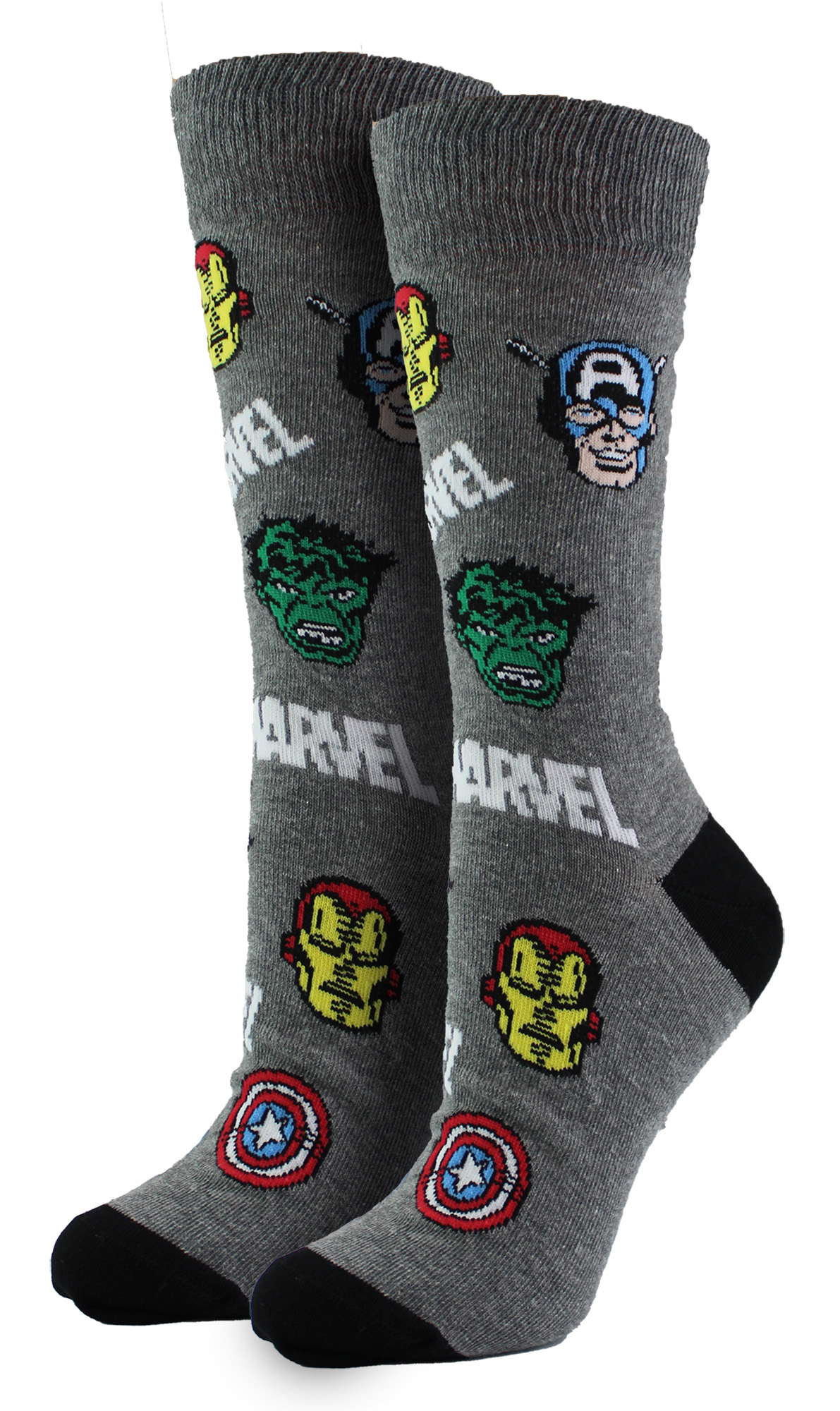 Thumbnail - Herren Marvel Socken | Neuheit Captain America, Spiderman, Superman, Iron Man, und Hulk Socken | Marvel Geschenke - Marv...