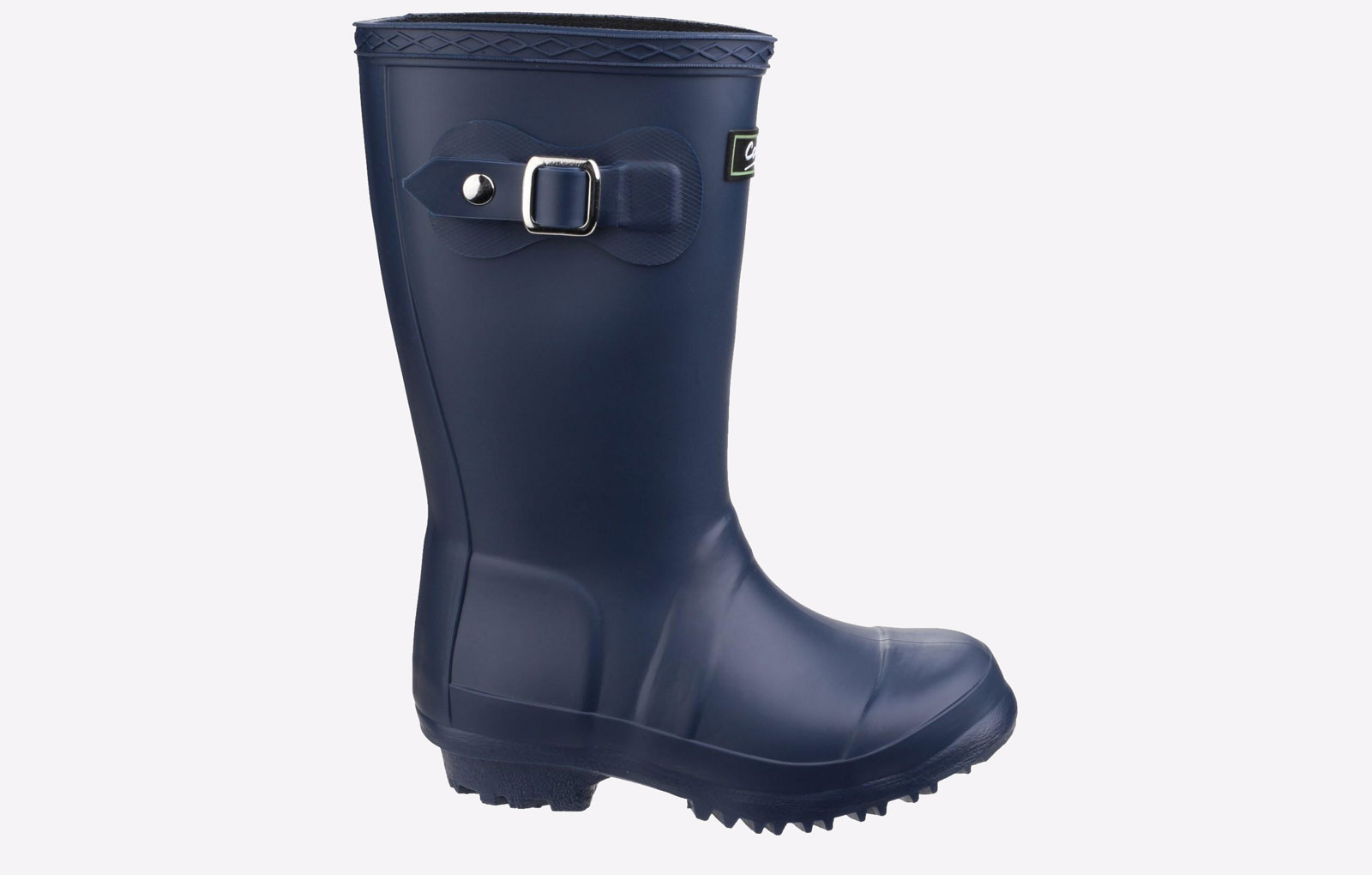 Cotswold Childrens Unisex Buckingham WATERPROOF Wellington Junior Boys - Navy Mixed Material - Size UK 1 Infant