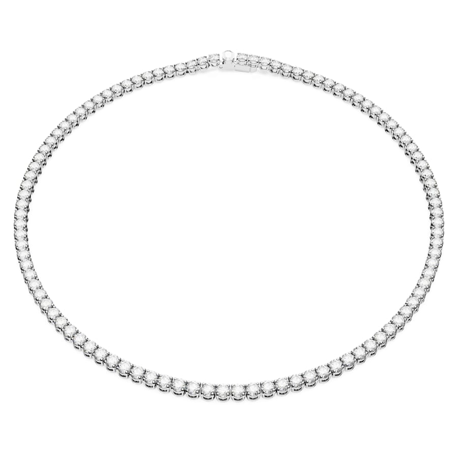 Swarovski 'Matrix' Vrouwen Basis Metaal Ketting - Zilver 5681796