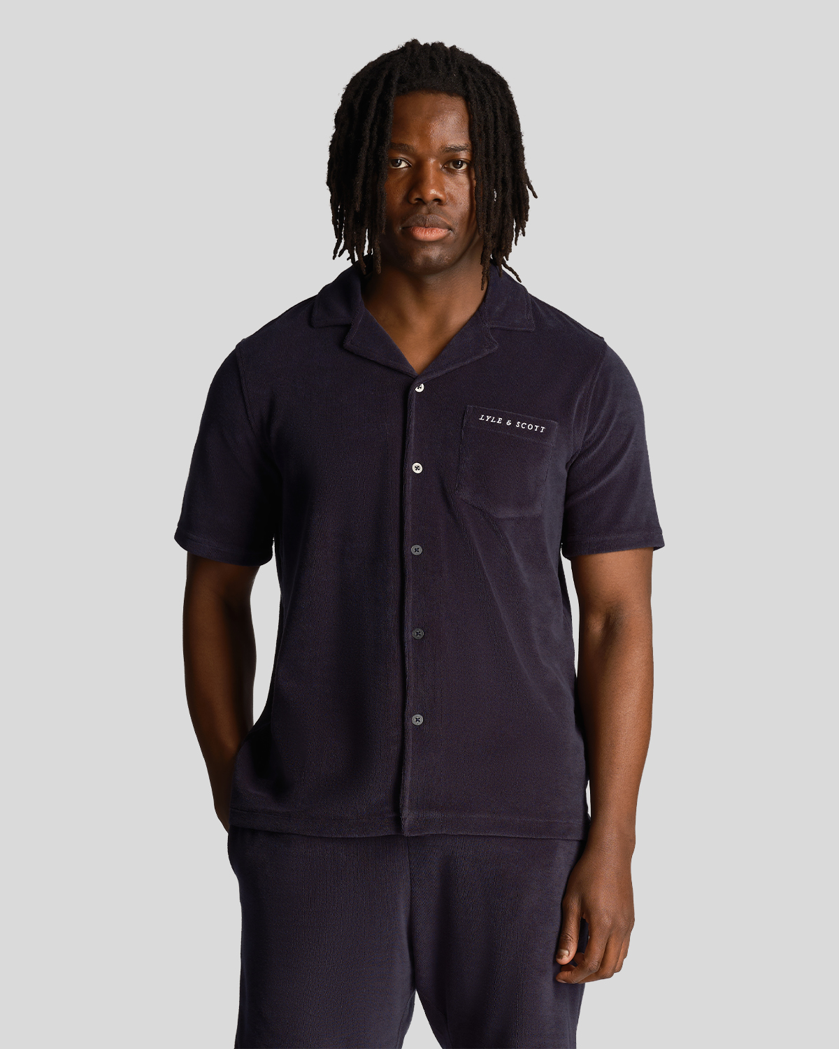 Lyle & Scott Overhemd Lange Mouw Lyle & Scott Chemise en tissu éponge