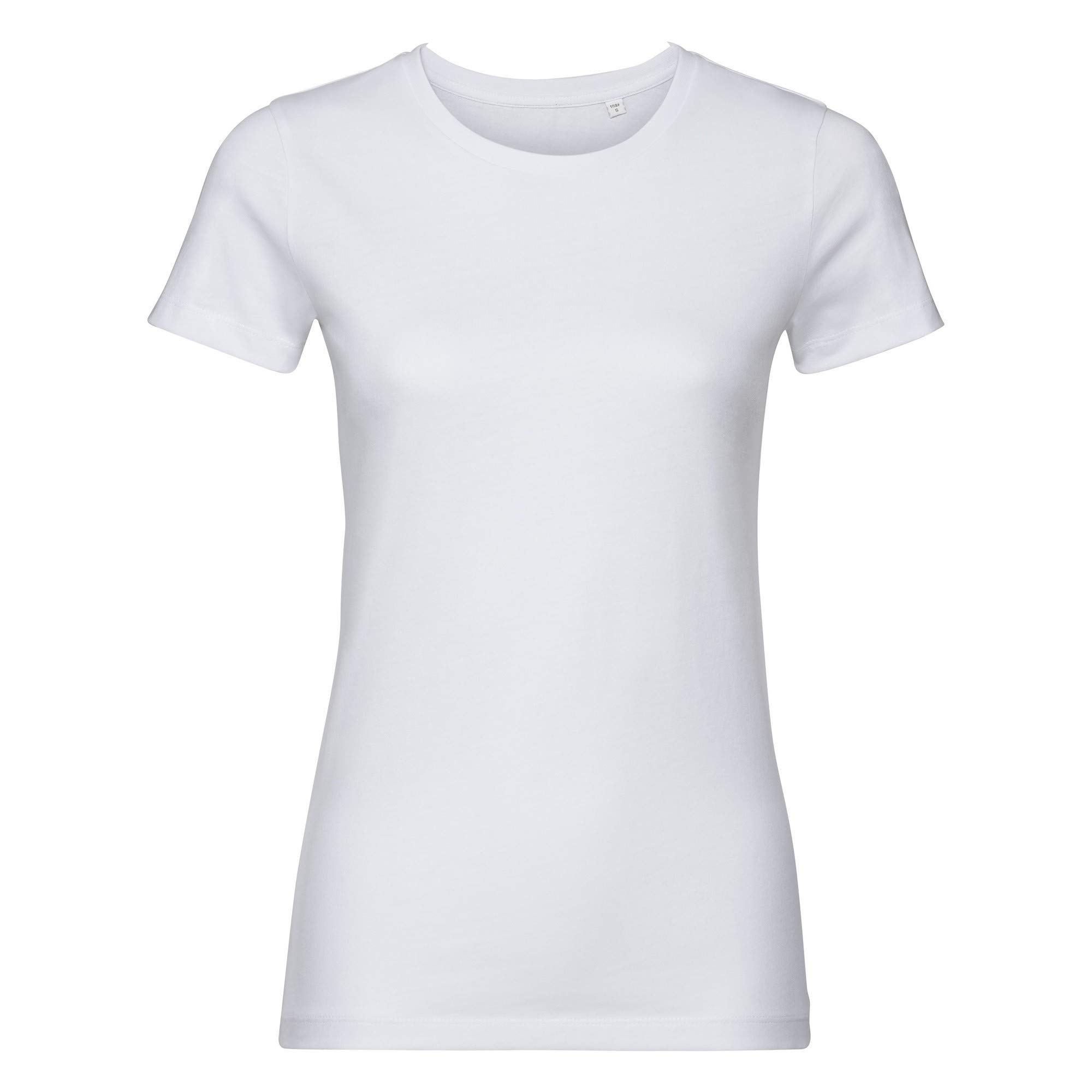 Russell Athletic Womens/Ladies Authentic Organic T-Shirt (White) - Size 2XL