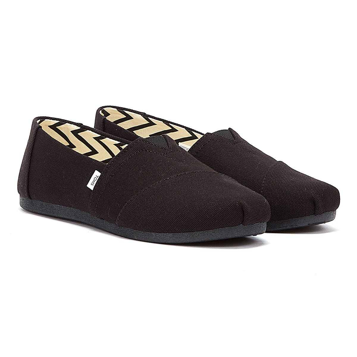 Thumbnail - Kaufen Sie Toms Alpargata Baumwoll-Canvas Damen Schwarz/Schwarz Espadrilles