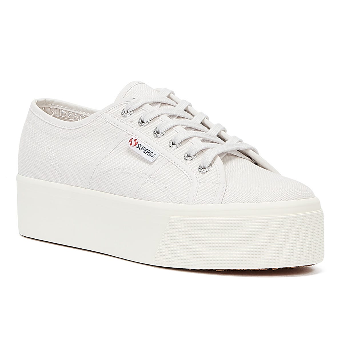 Superga Classic Flatforms 2790 Dam Grå Träningsskor – bild 2