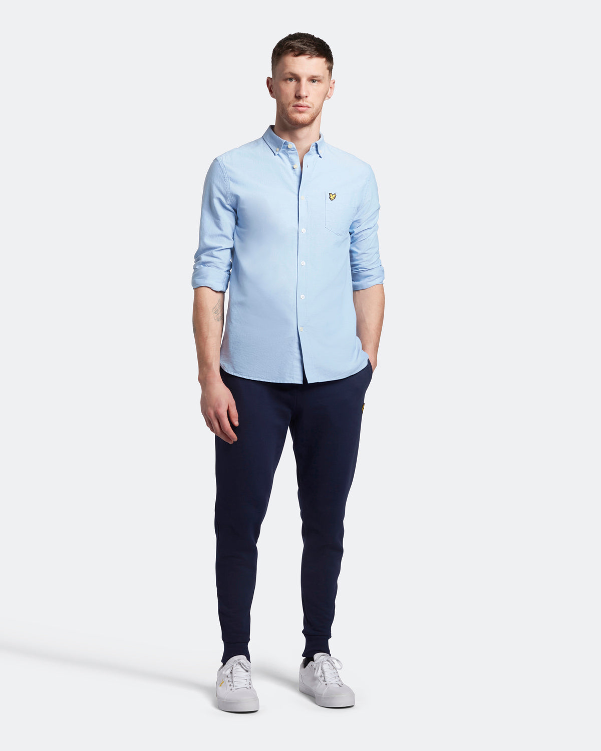 Lyle & Scott lätt oxfordskjorta med normal passform herr – bild 2