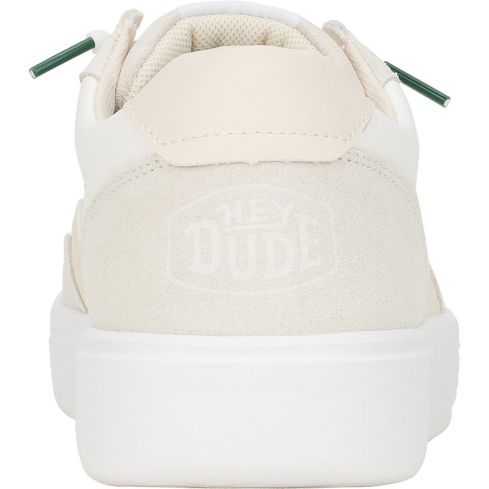 HEYDUDE Hudson Classic Suede Herrskor Ljusbeige/Vita Träningsskor – bild 2