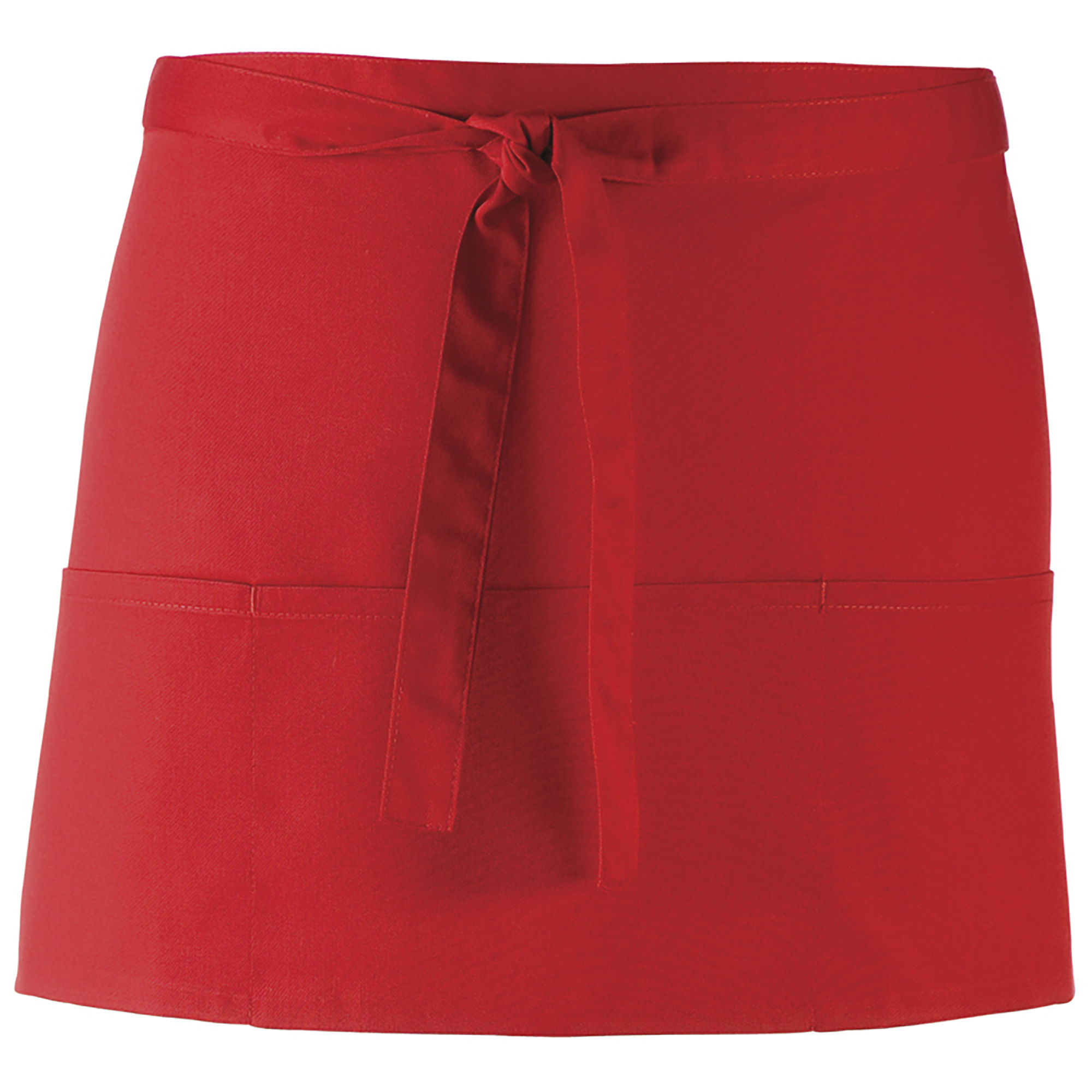 Thumbnail - Premier Ladies/Womens Colours 3 Pocket Schürze (Rot)