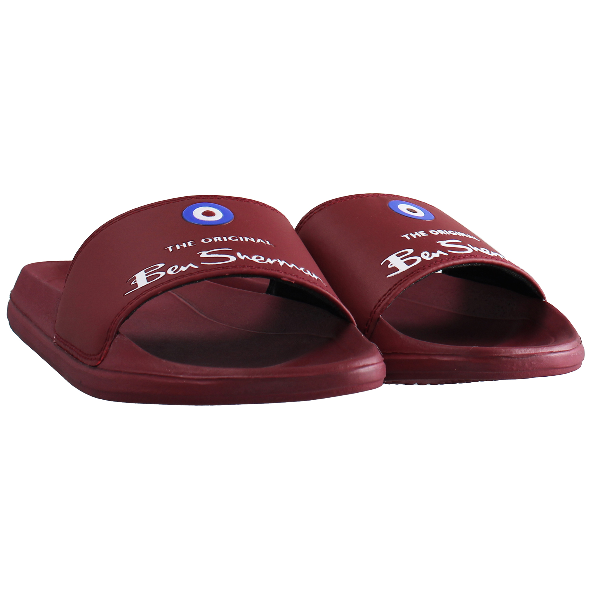 Ben Sherman Jay Mens Red Sliders flip-flops herr – bild 2