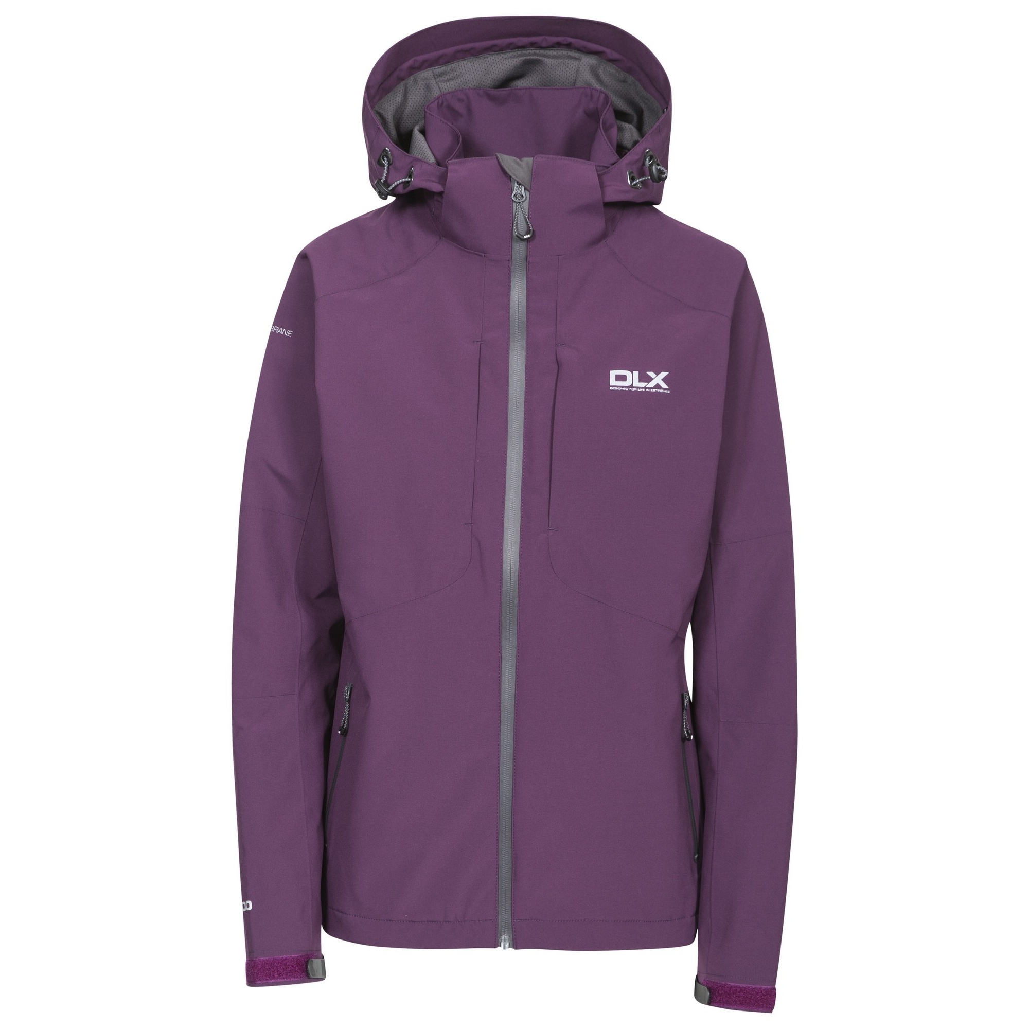 Trespass Womens/Ladies Martina Waterproof Jacket (Blackberry) - Multicolour - Size 2XS