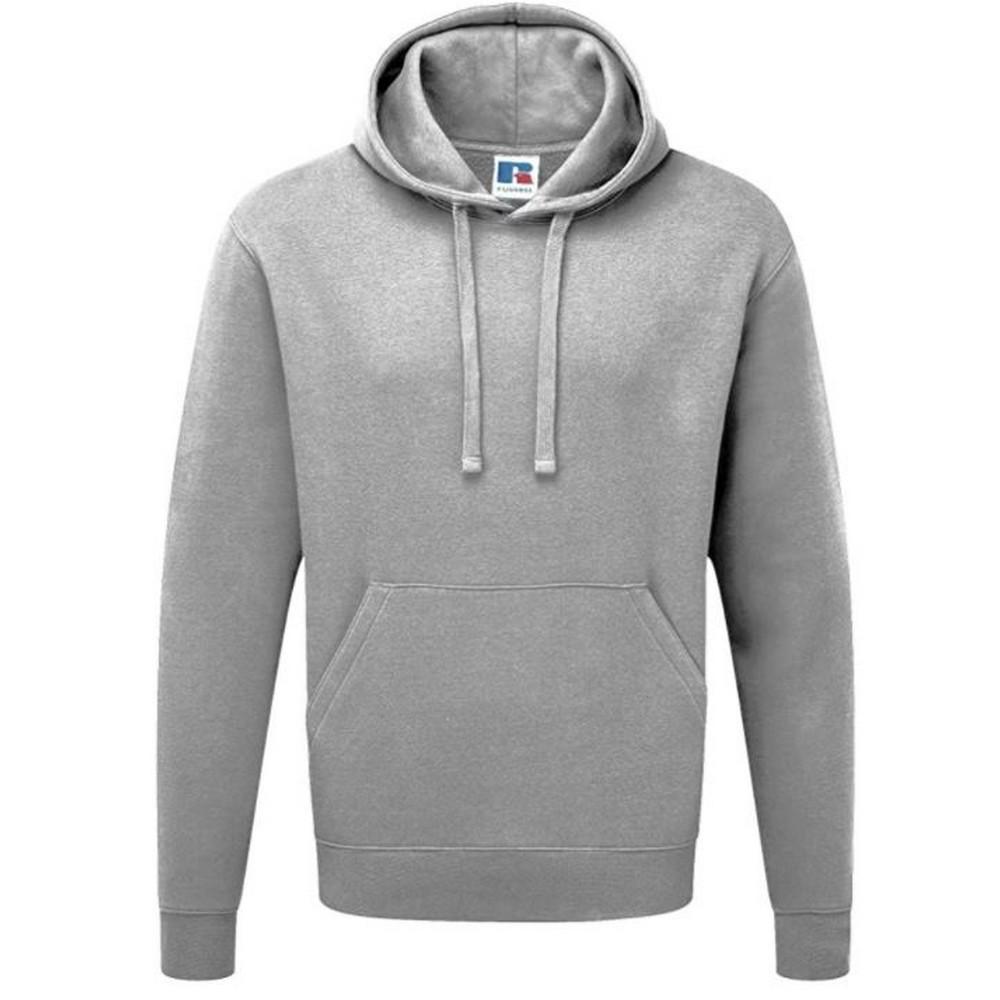 Russell Färg Mens Hooded Sweatshirt / Hoodie (Ljus Oxford)