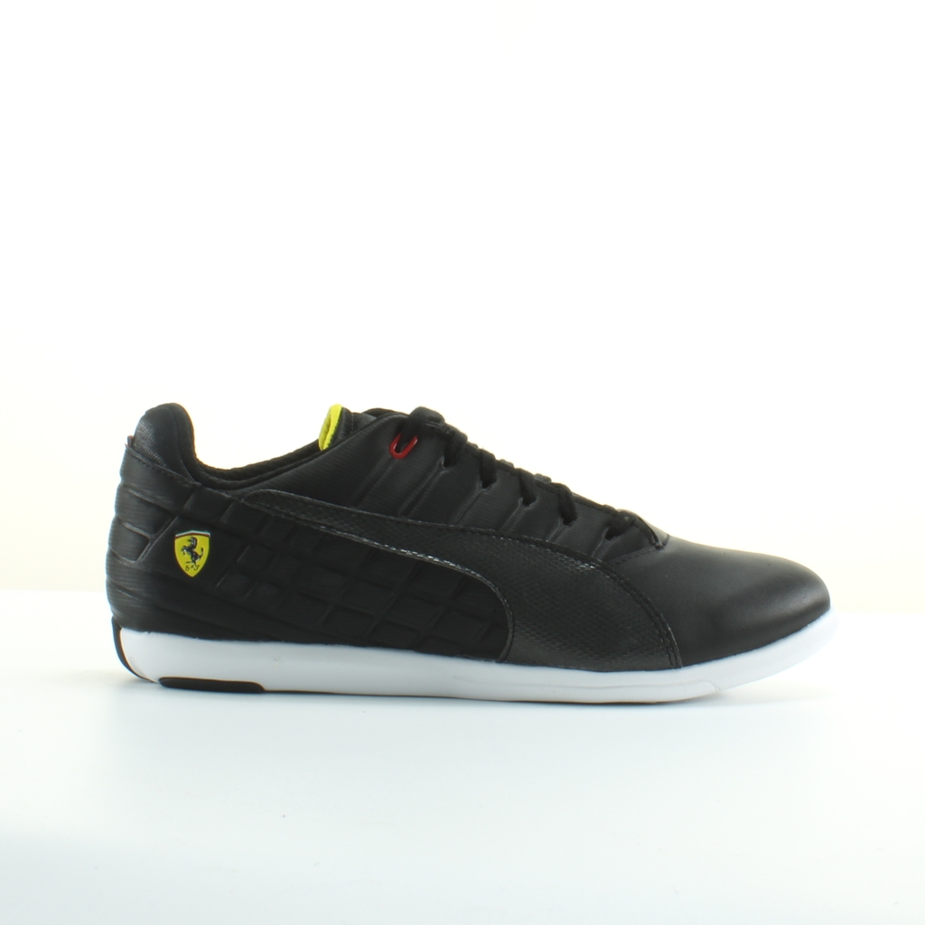 Thumbnail - Puma Ferrari Pedale 4 schwarze Ledermenschen Schnürtrainer 305504 02