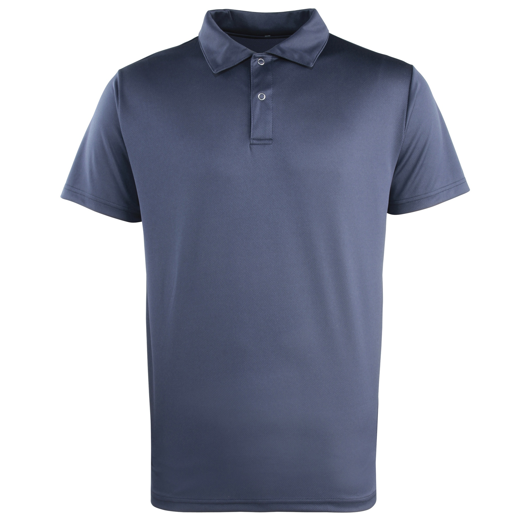 Thumbnail - Premier Unisex Coolchecker Nieten-Poloshirt (Marine)