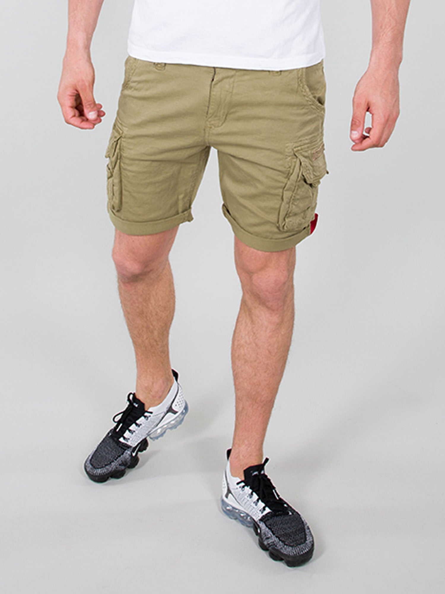 Thumbnail - Herren Alpha Industries Crew Shorts in Olive