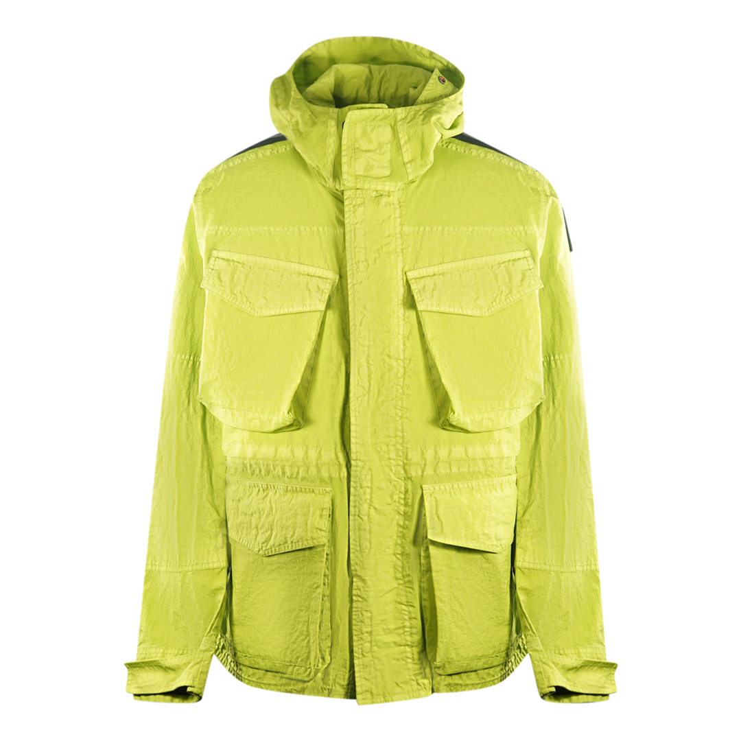 Parajumpers Mens Jupiter Palm Green Jacket Polyamide - Size Large