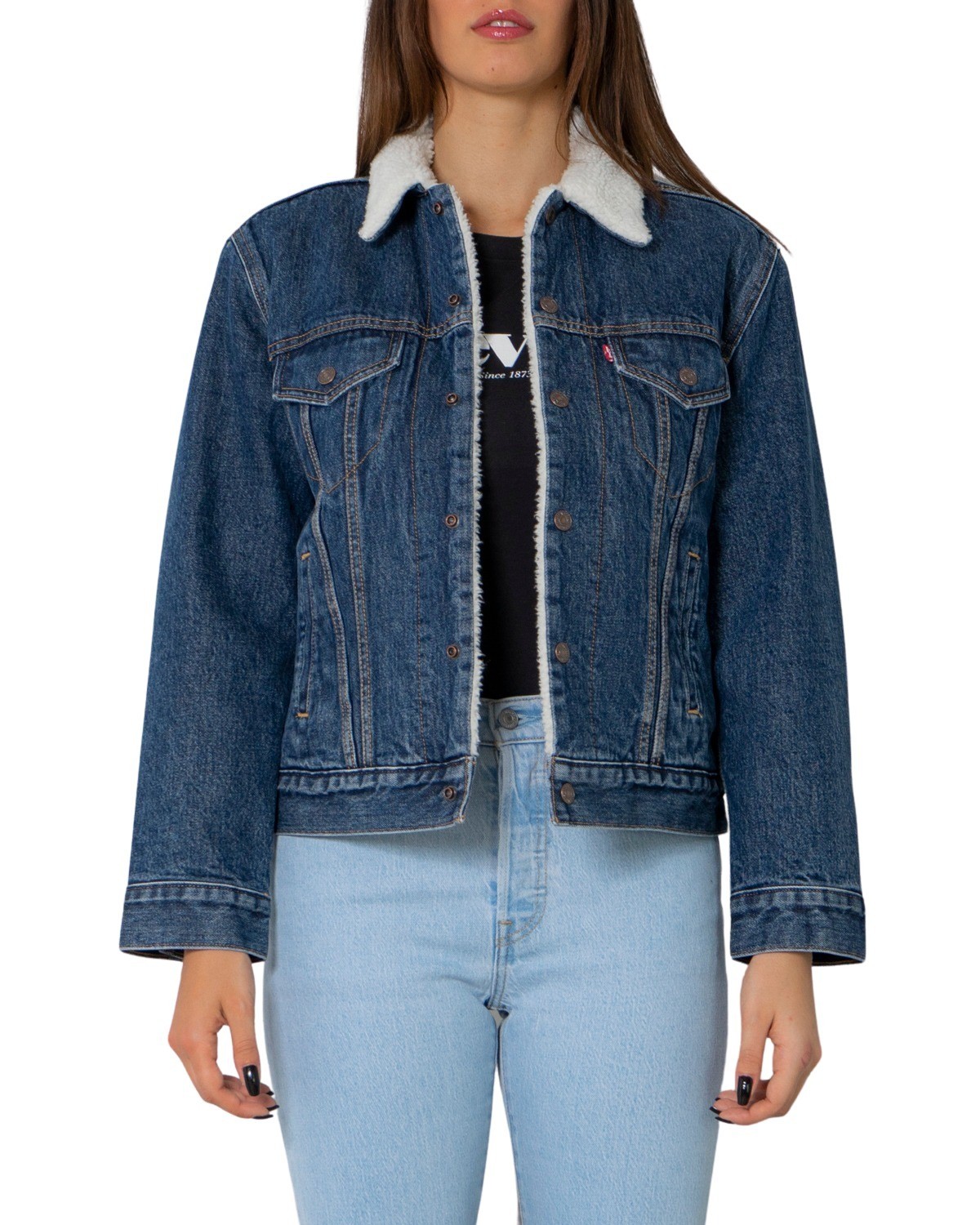 Thumbnail - Levi's Damen Jeansjacke in Blau