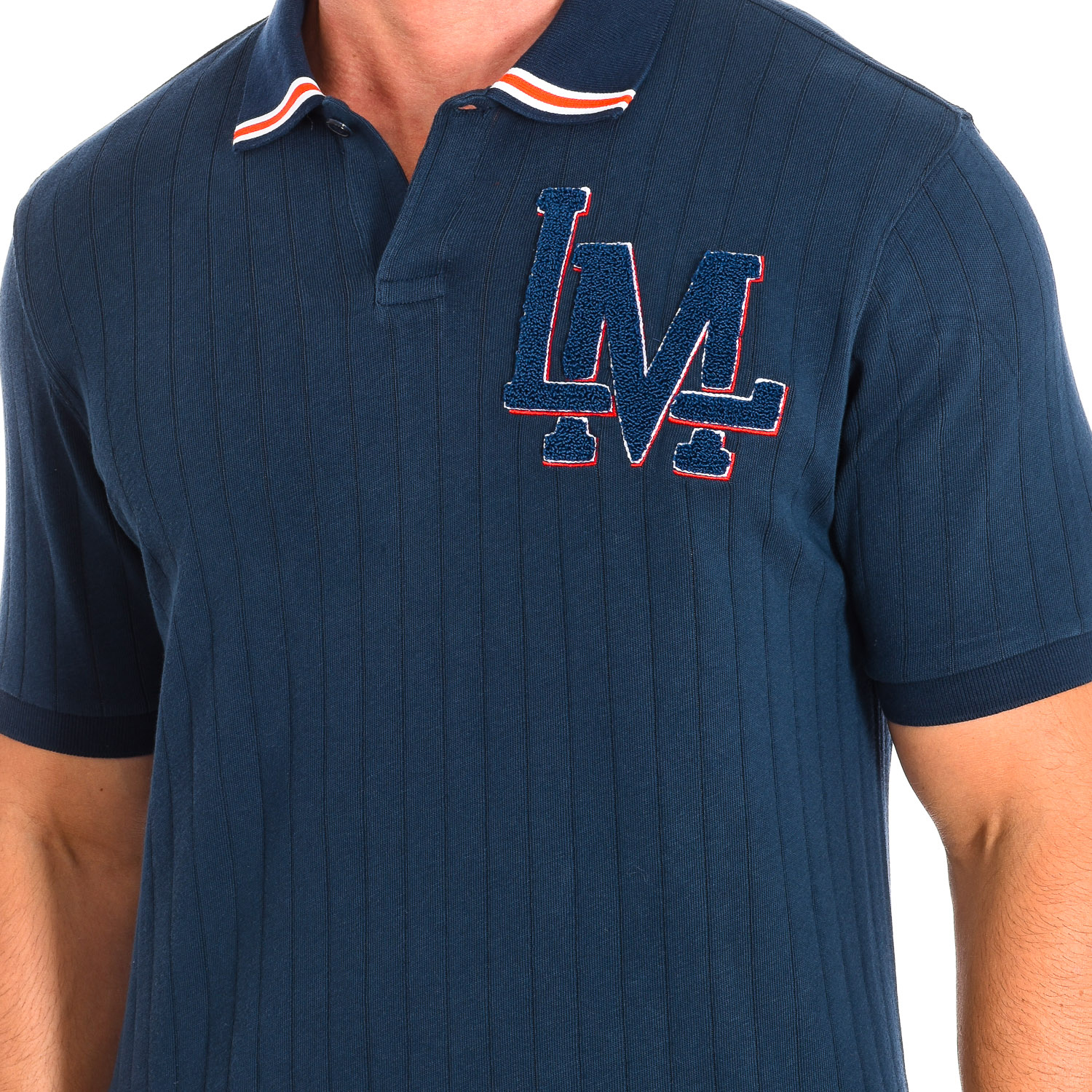 LA MARTINA Kortärmad polo TMP019-JS325 man pikéer herr – bild 2