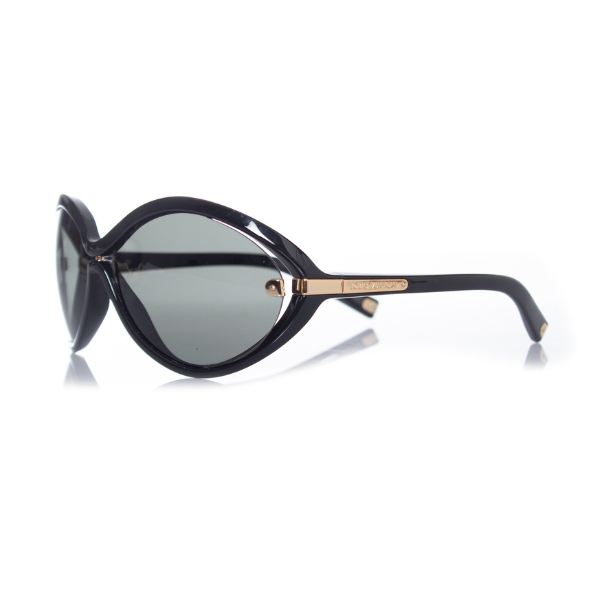 Louis Vuitton Pre-owned ovala solglasögon dam – bild 2