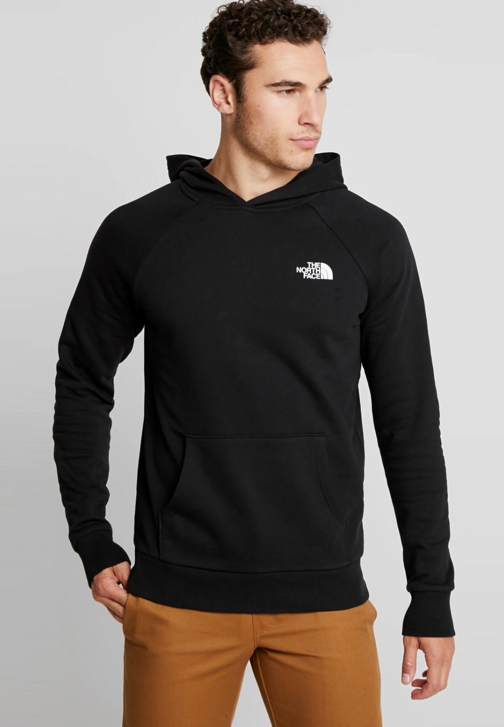Thumbnail - The North Face Mens Reglan Red Box Hoodie in schwarz