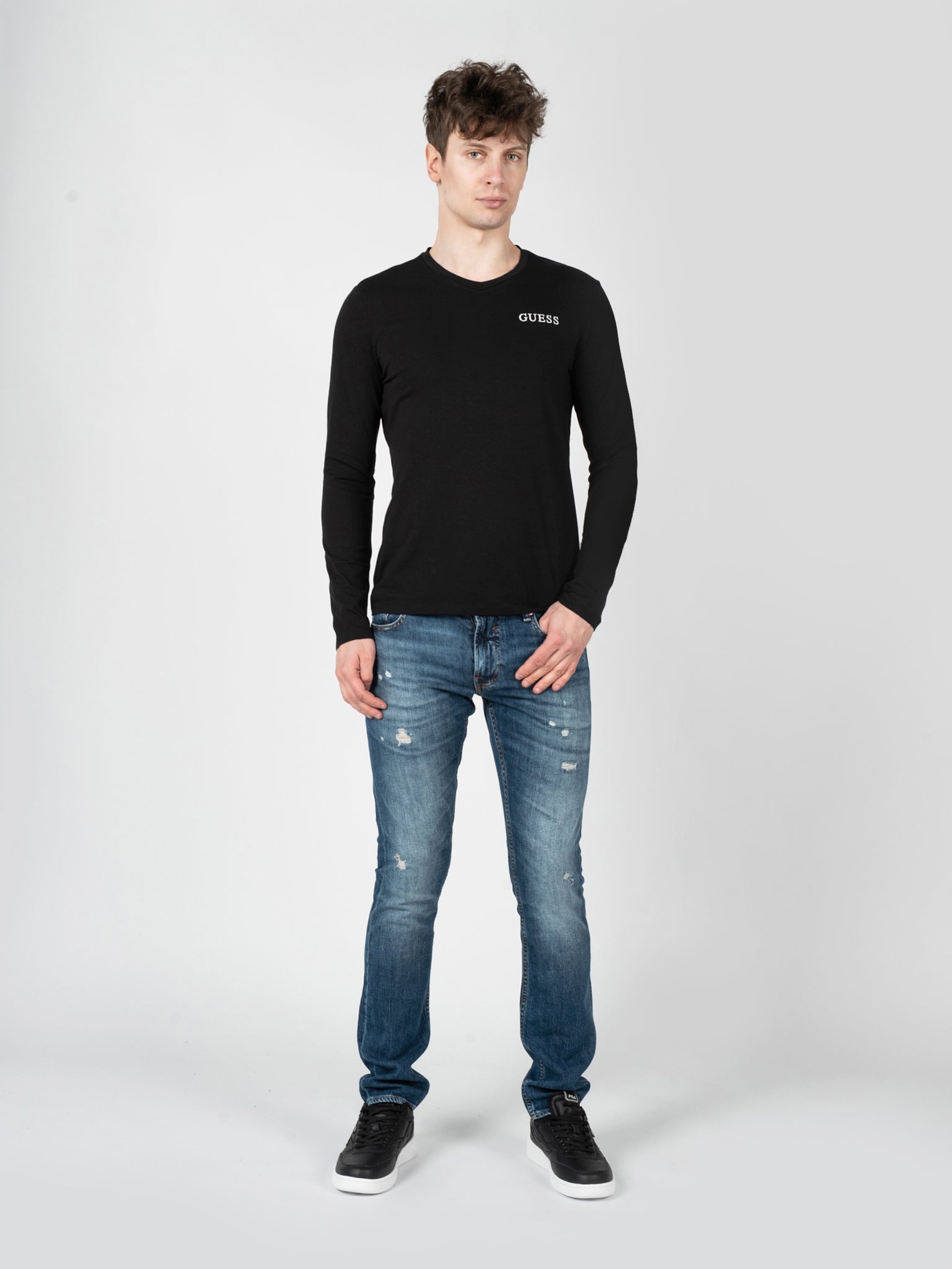Guess Långärmad Herr casual skjortor – bild 2