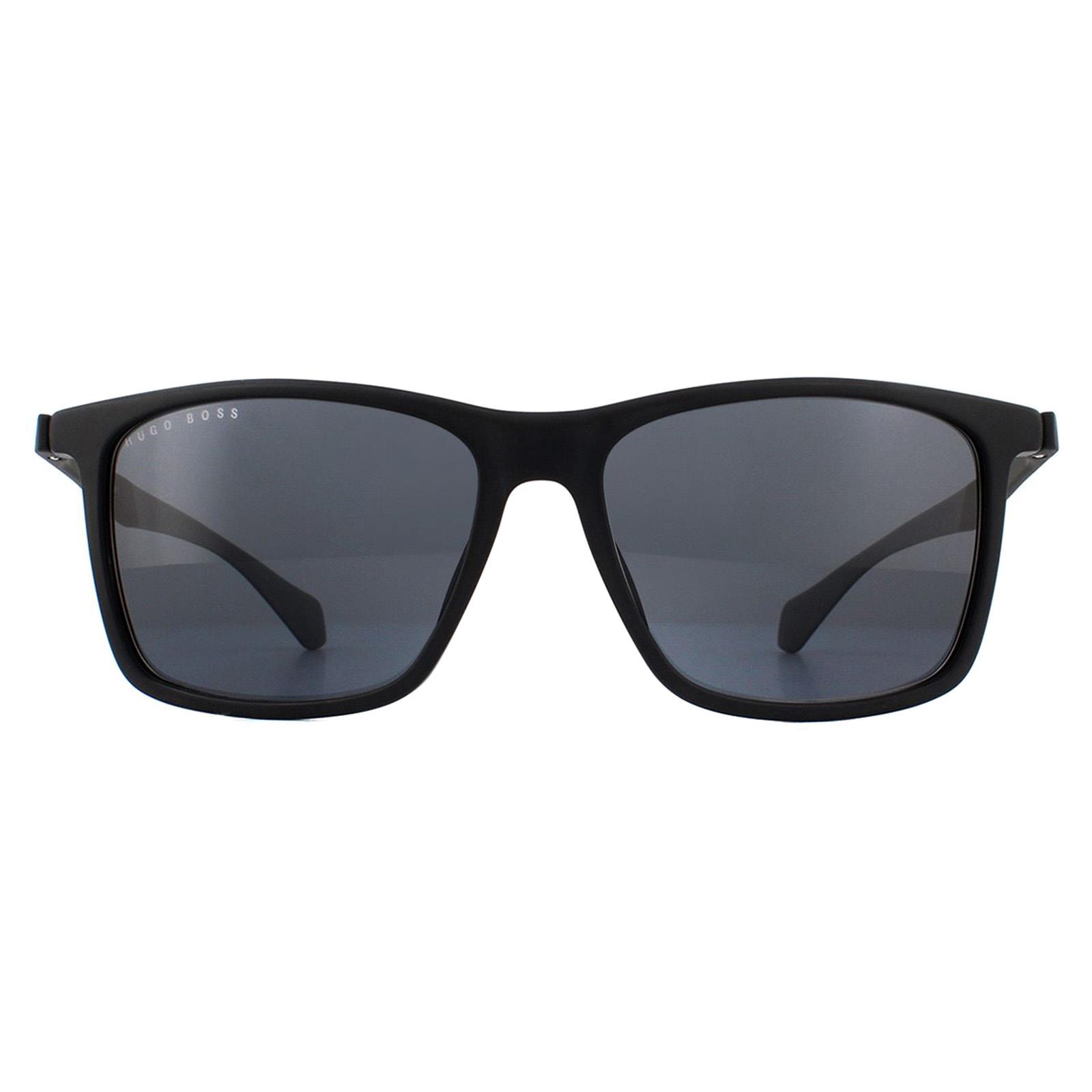 Thumbnail - Hugo Boss Sonnenbrille BOSS 1078/S 003 IR Matt Schwarz Grau