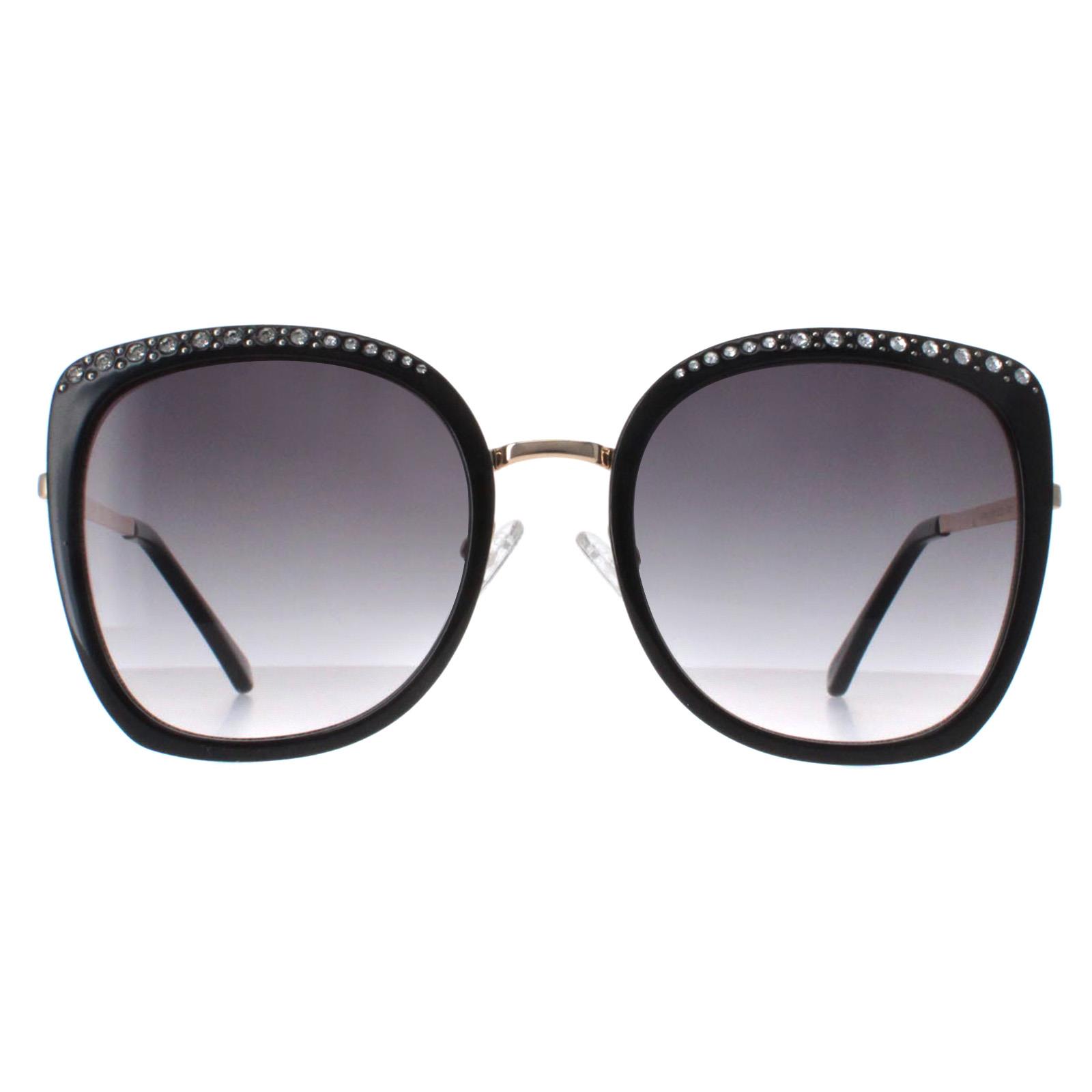 Thumbnail - Guess GF0381 01B glänzend schwarz Rauch Farbverlauf Sonnenbrille