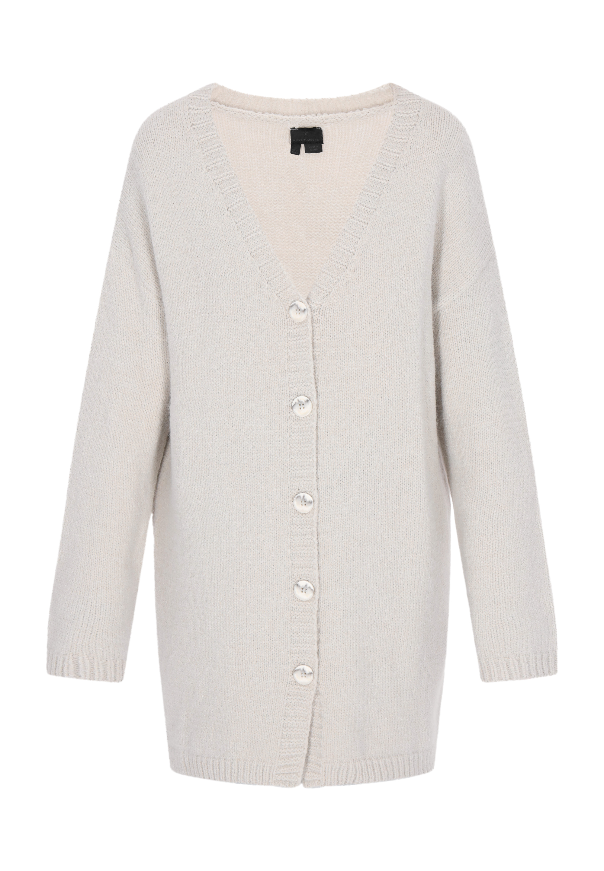 Thumbnail - Dreimaster Cardigan Damen Grau Melange