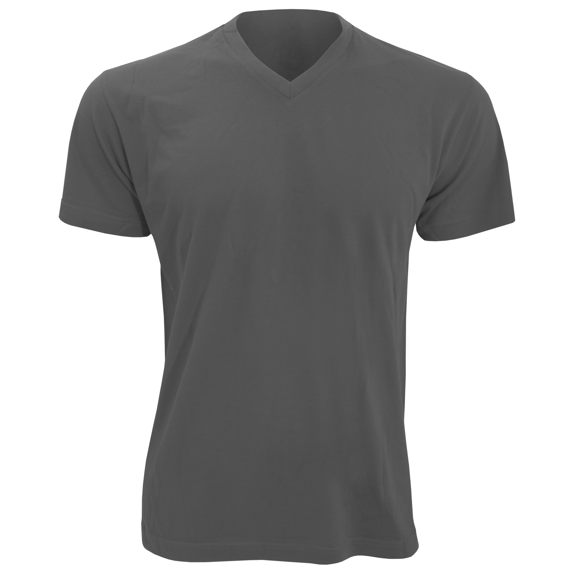 Thumbnail - SOLS Herren Victory T-Shirt, V-Ausschnitt, Kurzarm (Dunkelgrau)