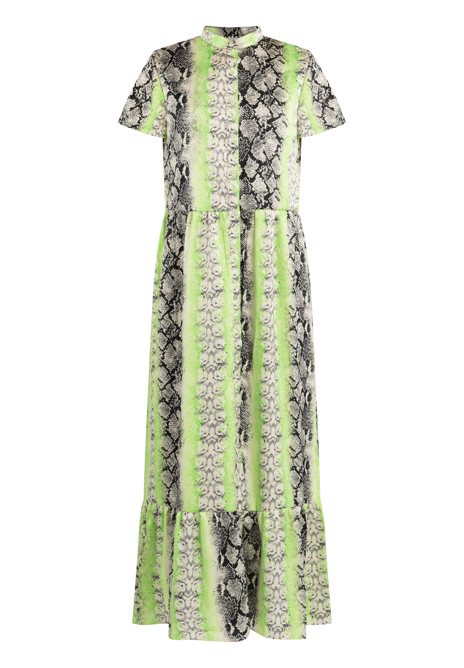 Thumbnail - IZIA Robe à manches courtes maxi gaya