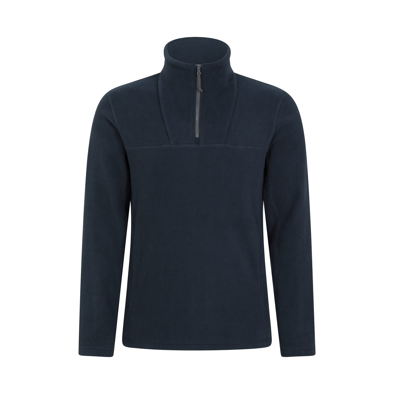 Thumbnail - Mountain Warehouse Herren Cedar Half Zip Fleece Top (Blau)