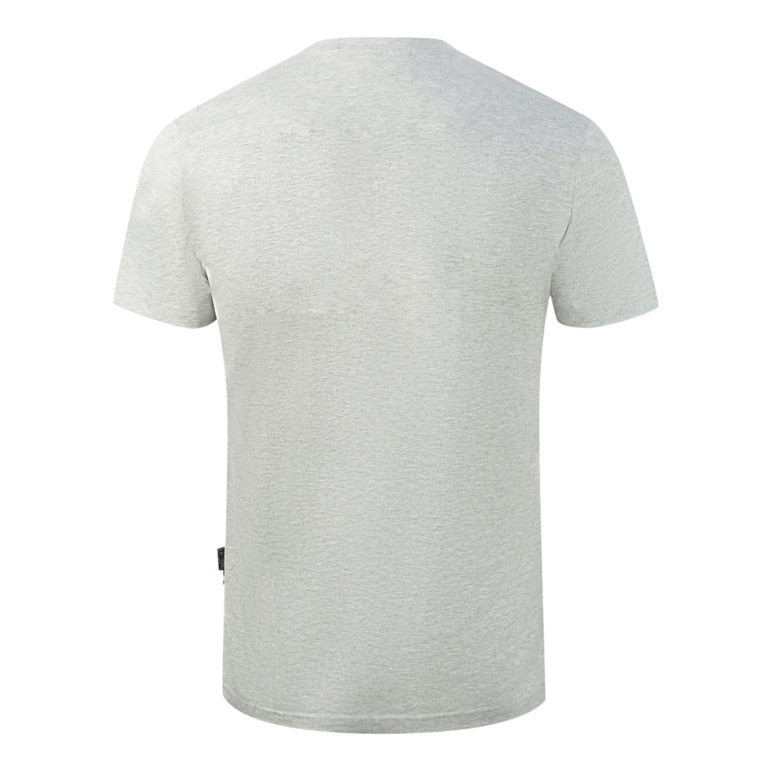 Aquascutum London Brand Logo Grå T-shirt herr – bild 2