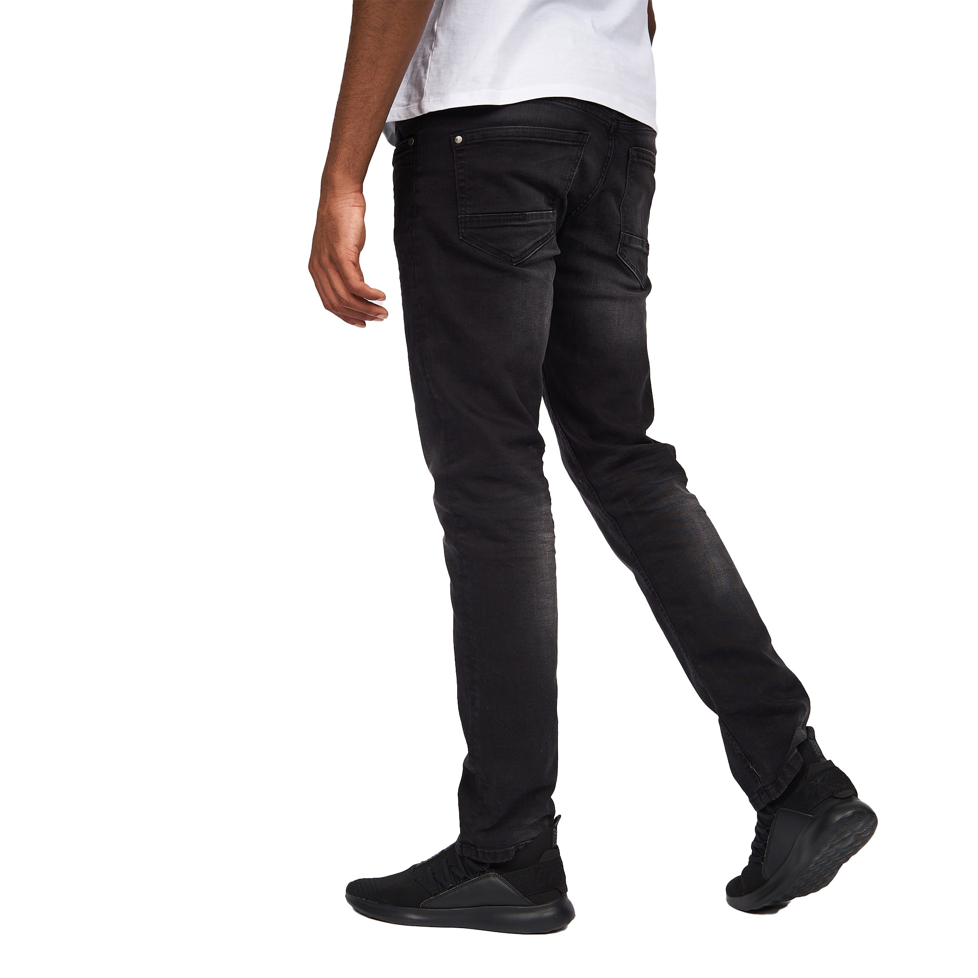 Mens Svelte Stretch Jeans (Black Wash) 2