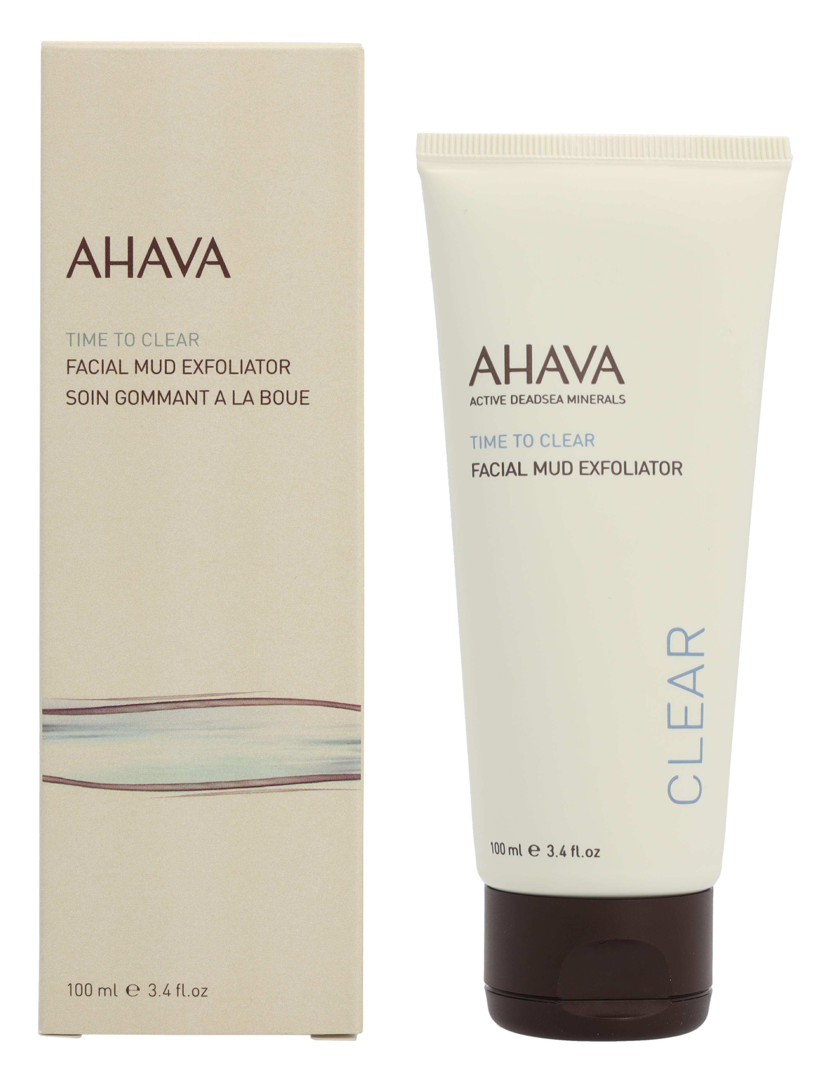Ahava Time To Clear Facial Mud Exfoliator 100ml.