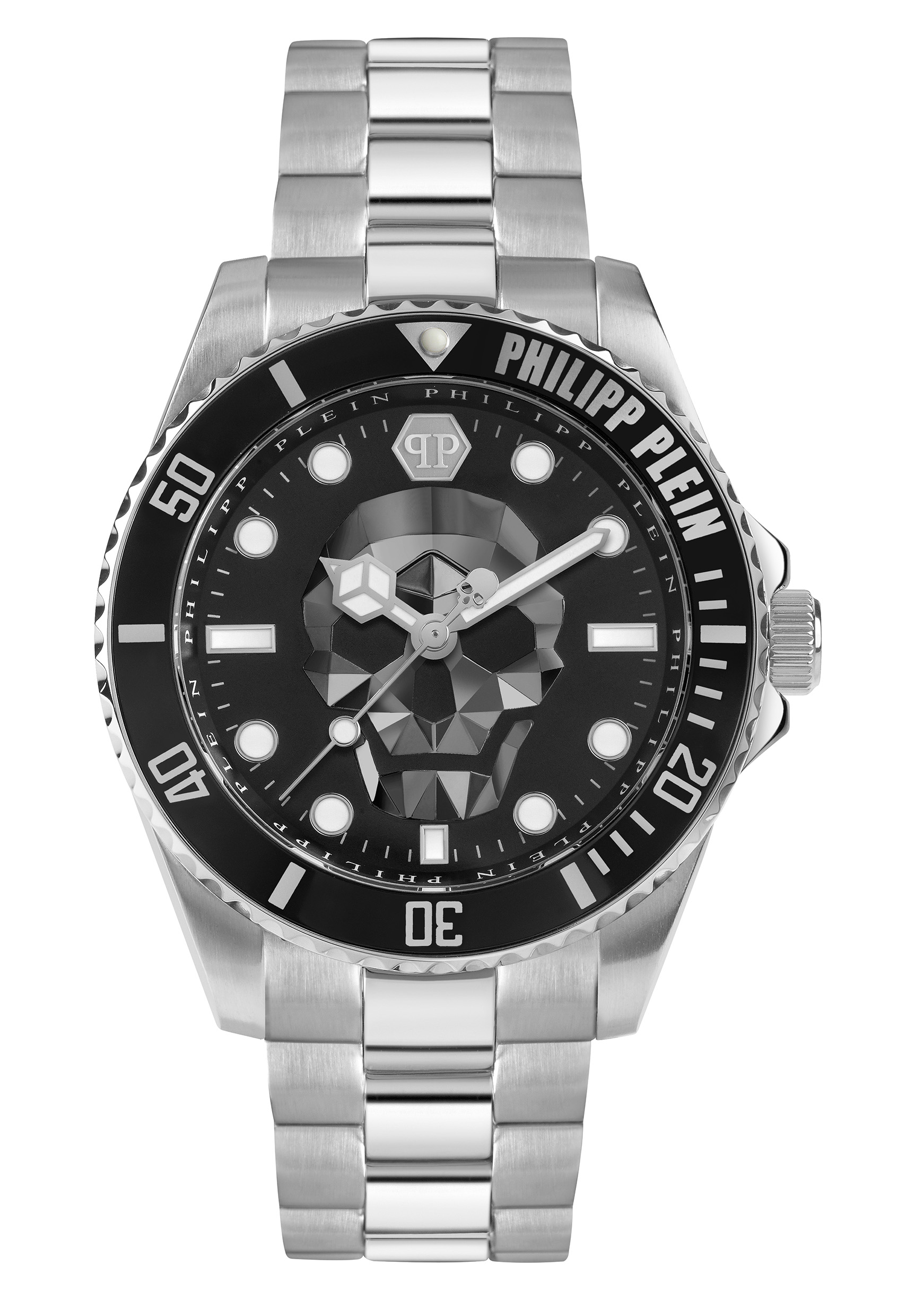 The $kull Diver Herrklocka Silver PWOAA0522
