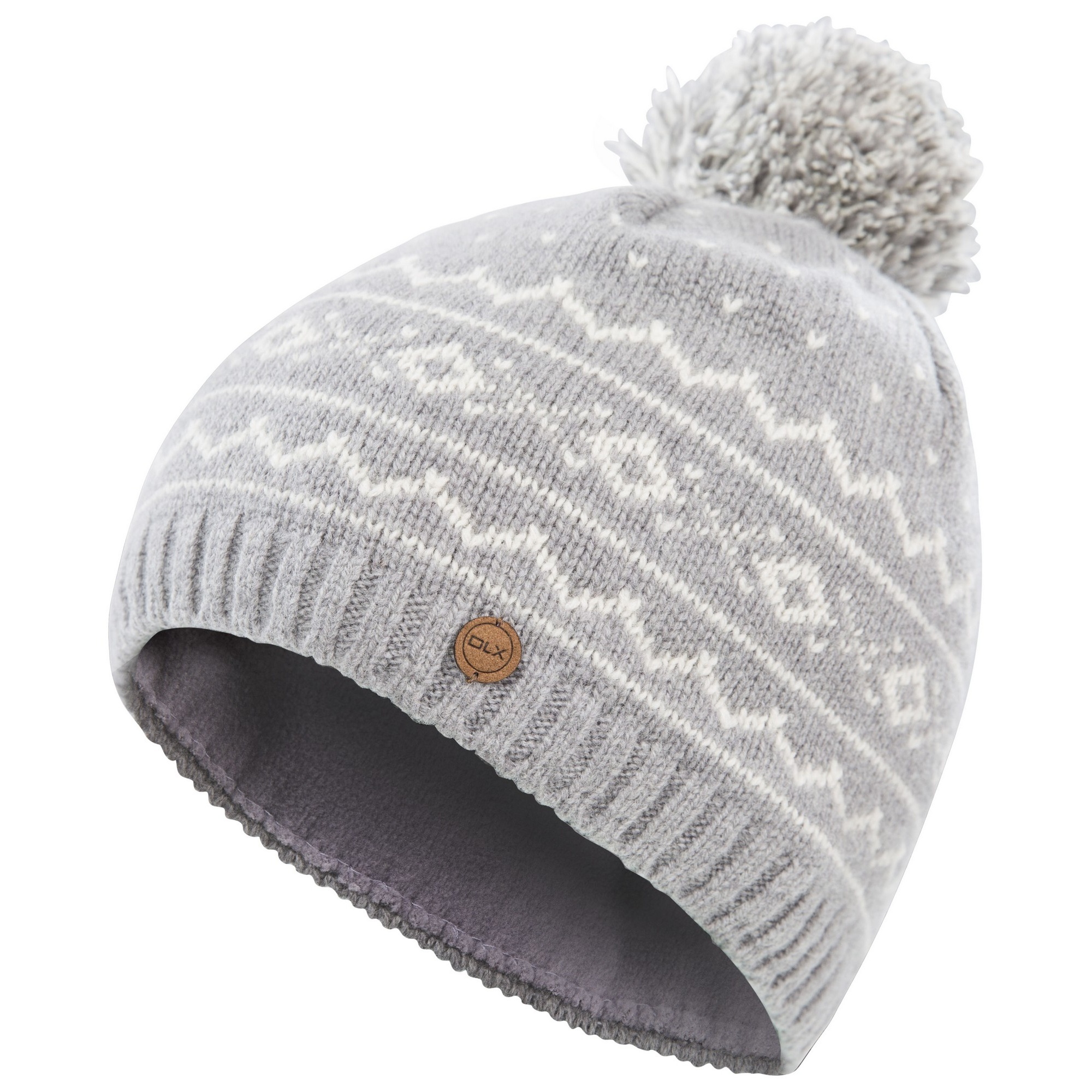 DLX Trespass Unisex Knitted Bobble Hat Holbray - Image 3