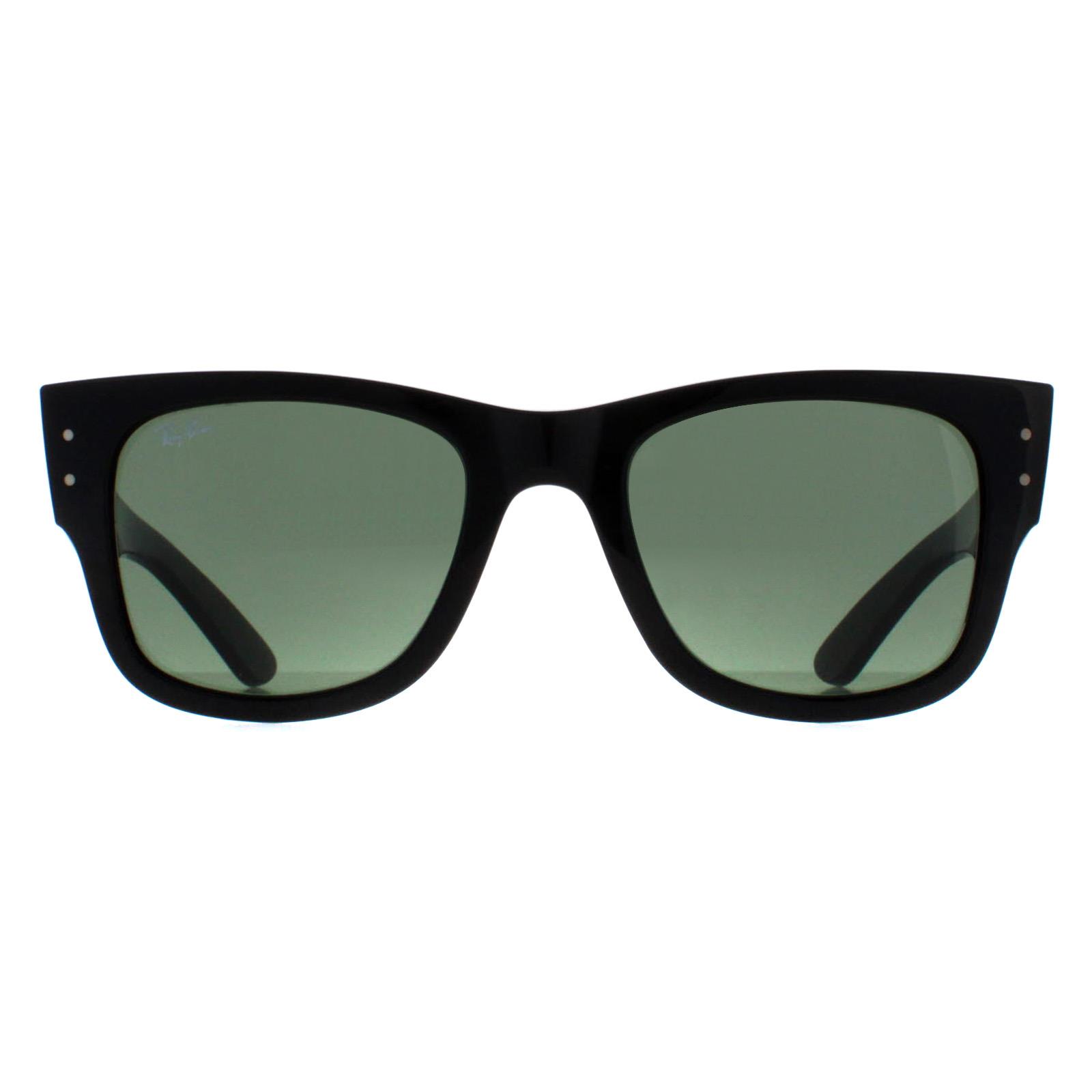 Ray-Ban Square Unisex poliert Schwarz Grün RB0840S Mega Wayfarer