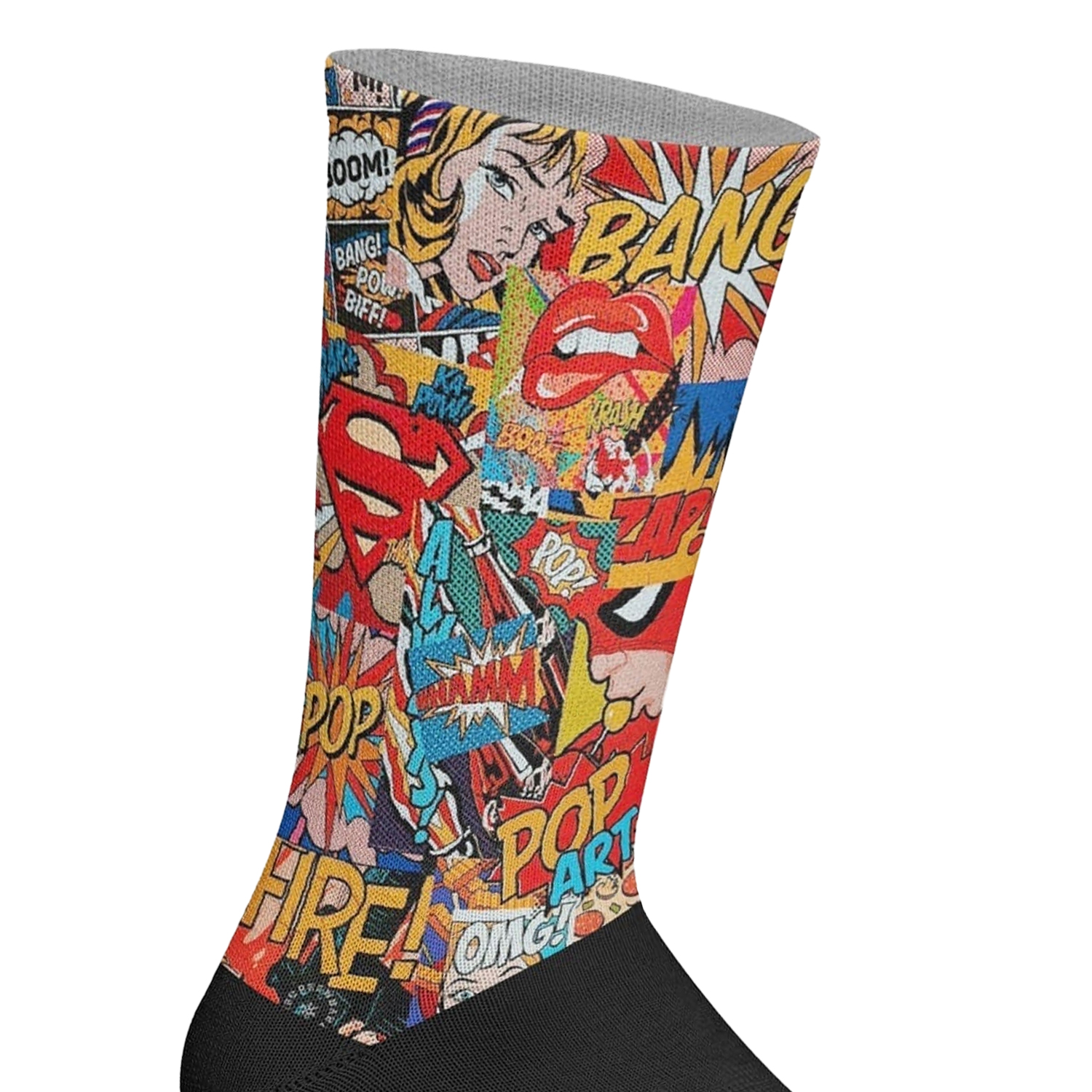 Jenes Socks Unisex Elastiska tryckta långstrumpor herr – bild 2