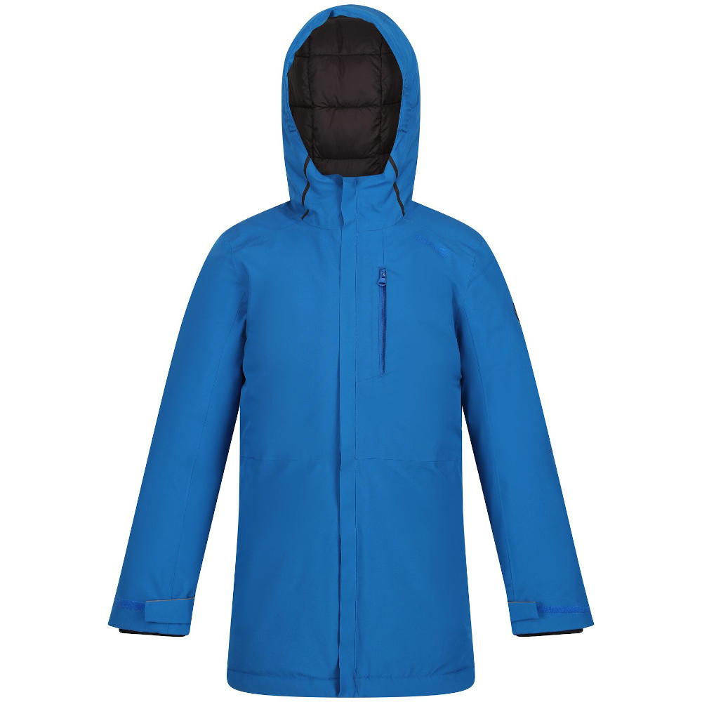 Boy's Regatta Juniors Yewbank Breathable Insulated Parka Jacket in Blue
