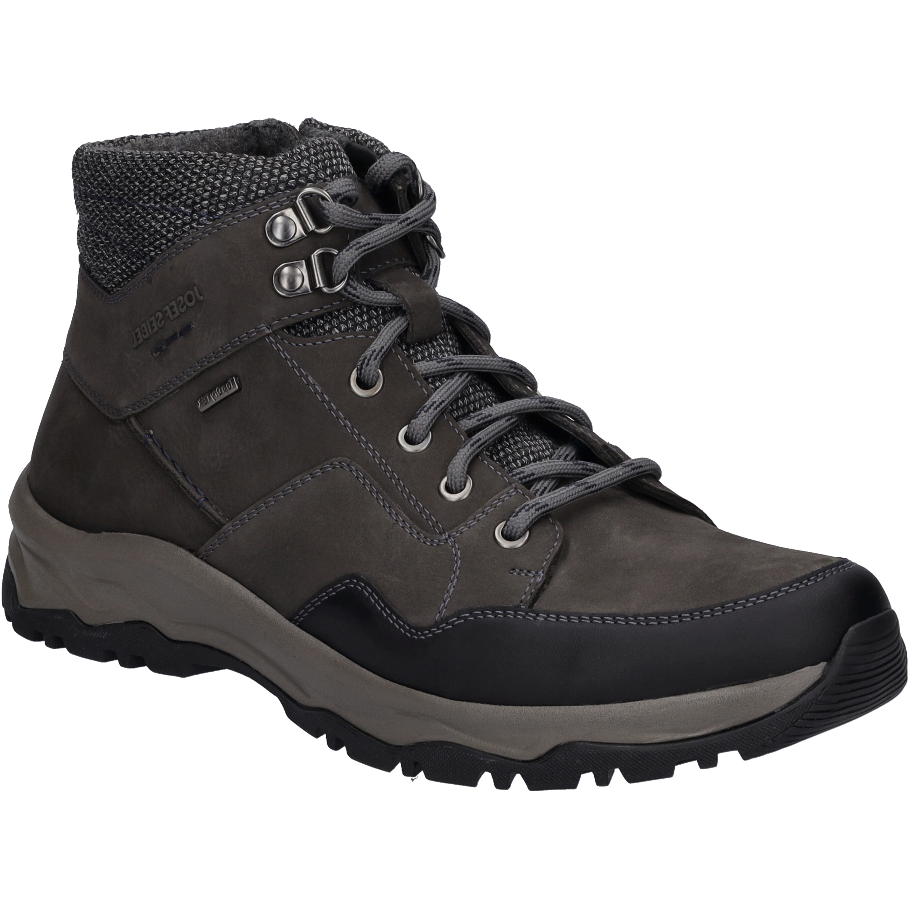 Thumbnail - JOSEF SEIBEL Leroy 53 | Stiefelette für Herren | Grau Leroy 53, granit-kombi