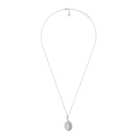 Orphelia Damen-Kette aus 925er Sterlingsilber mit Anhänger – Silber ZH-4606
