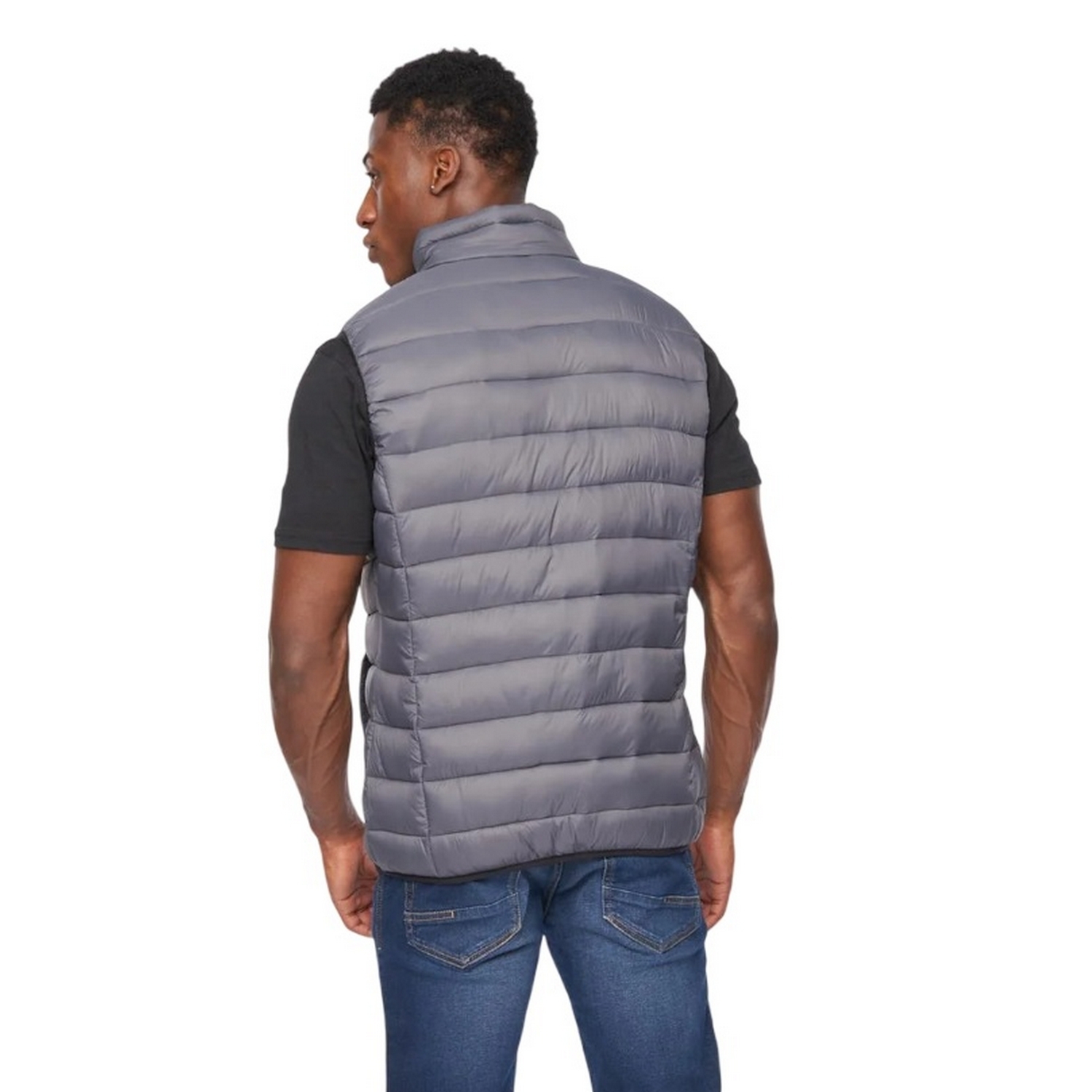 Crosshatch Gattering Gilet för herrar (Charcoal) – bild 2