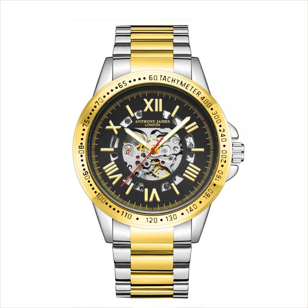Thumbnail - Handmontierte Anthony James Limited Edition Techtonic Automatic Two Tone Watch