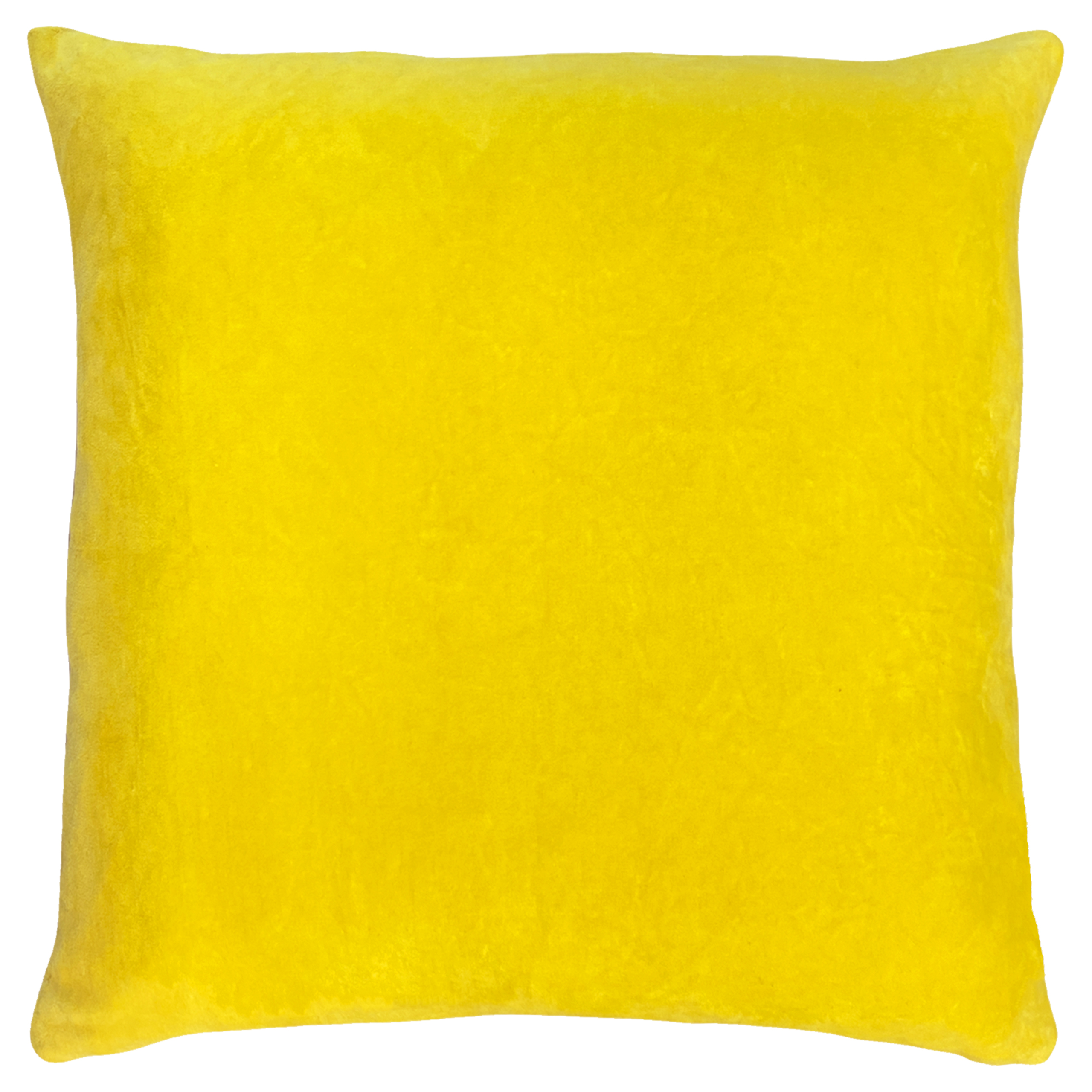 furn. Tanda Complimentary Colour Cotton Velvet Filled Cushion - Multicolour - One Size