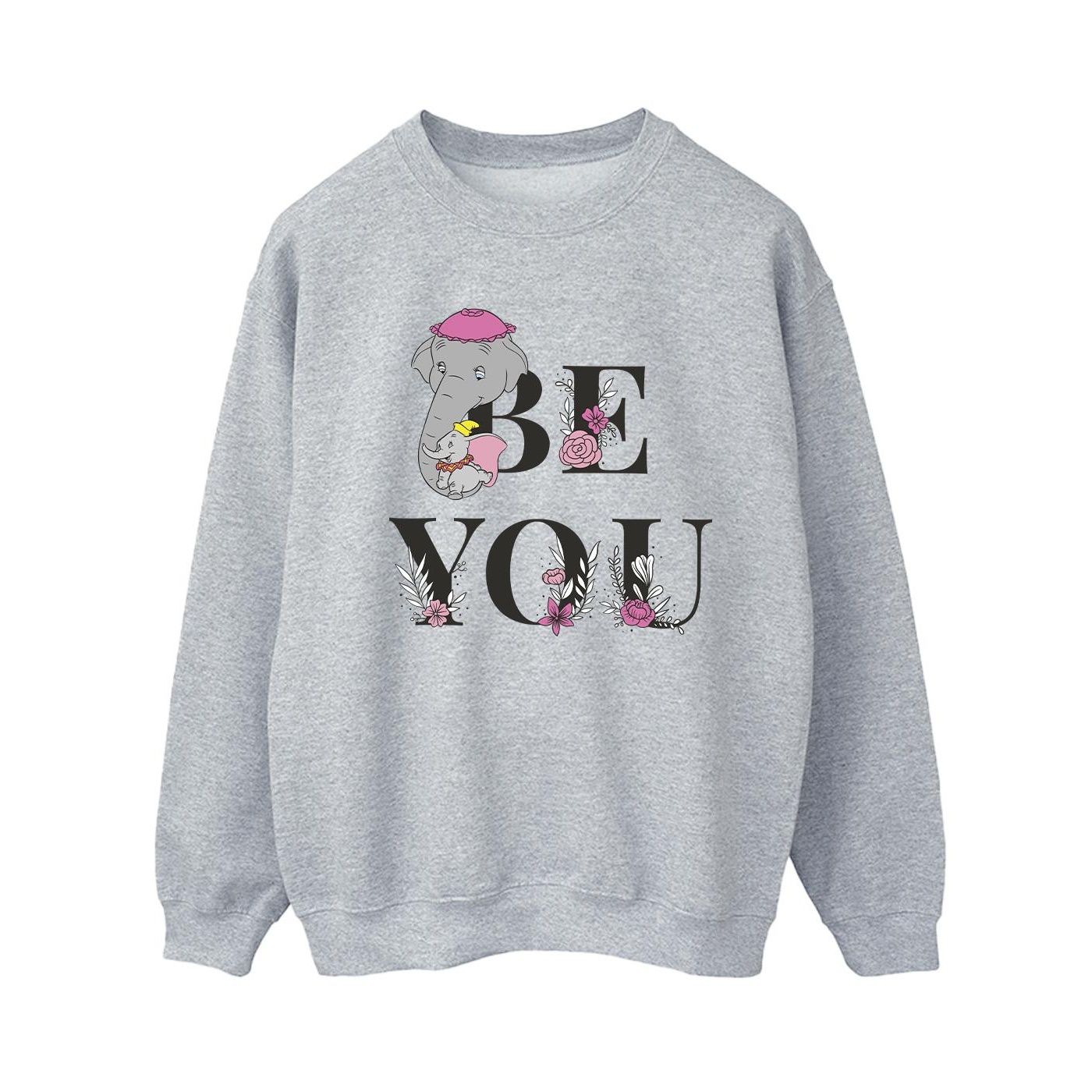Thumbnail - Disney - "Be You" Sweatshirt für Damen (Grau)