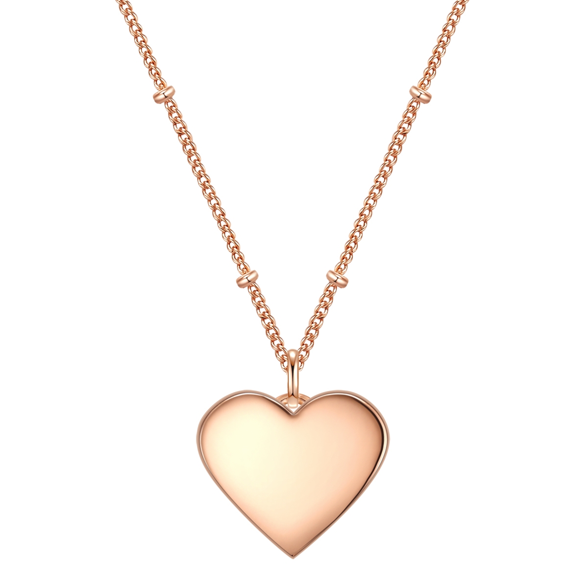 Eastside Womens Female Stainless Steel Necklace - Rose Gold Stainless Steel (archived) - One Size