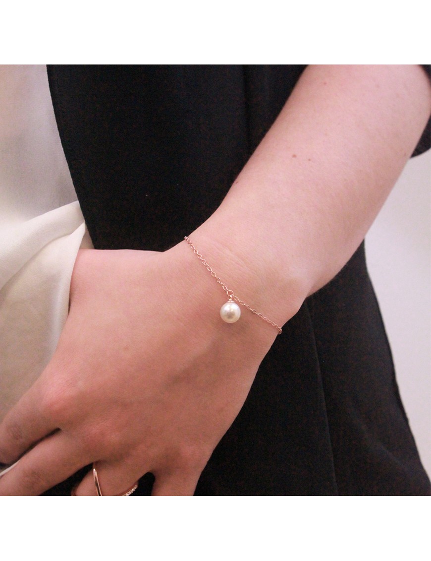 MYC Paris Armband med kristallpärlor roséguld och kristall dam – bild 2