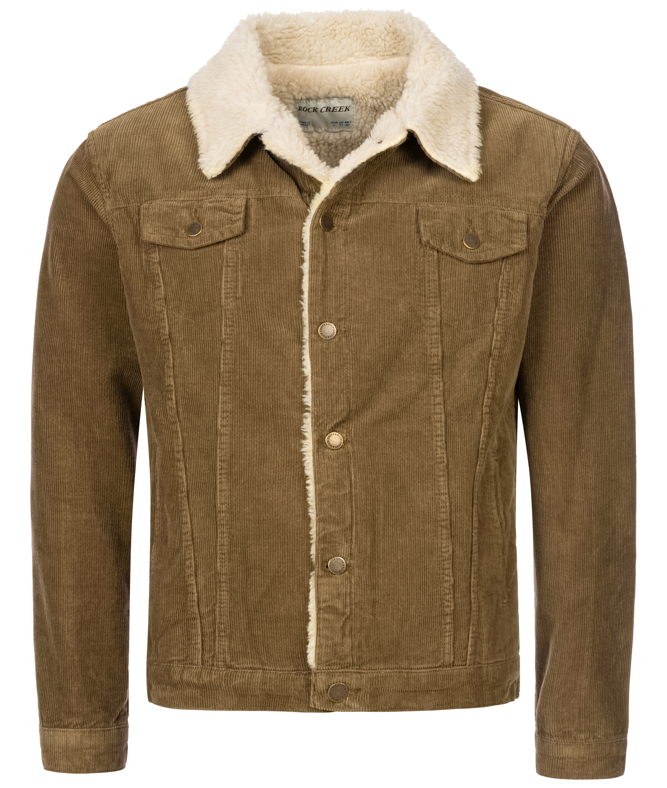 Thumbnail - Rock Creek Winterjacke Dunkelbeige